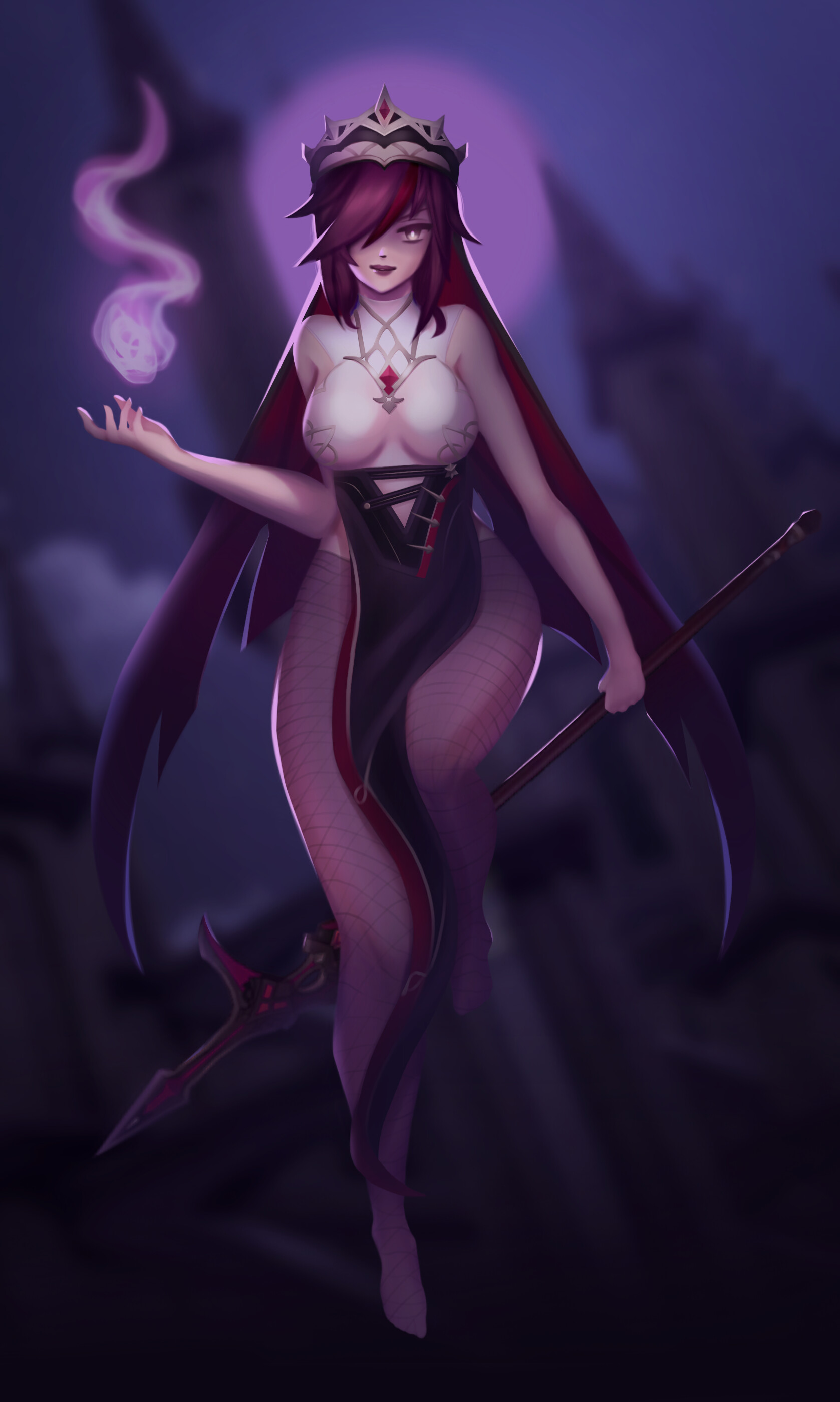 Artstation Genshin Impact Rosaria Andrea Horna