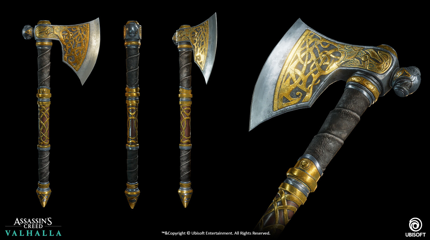 Arnyll Dale Gacusan Assassin's Creed Valhalla Weapon Axe