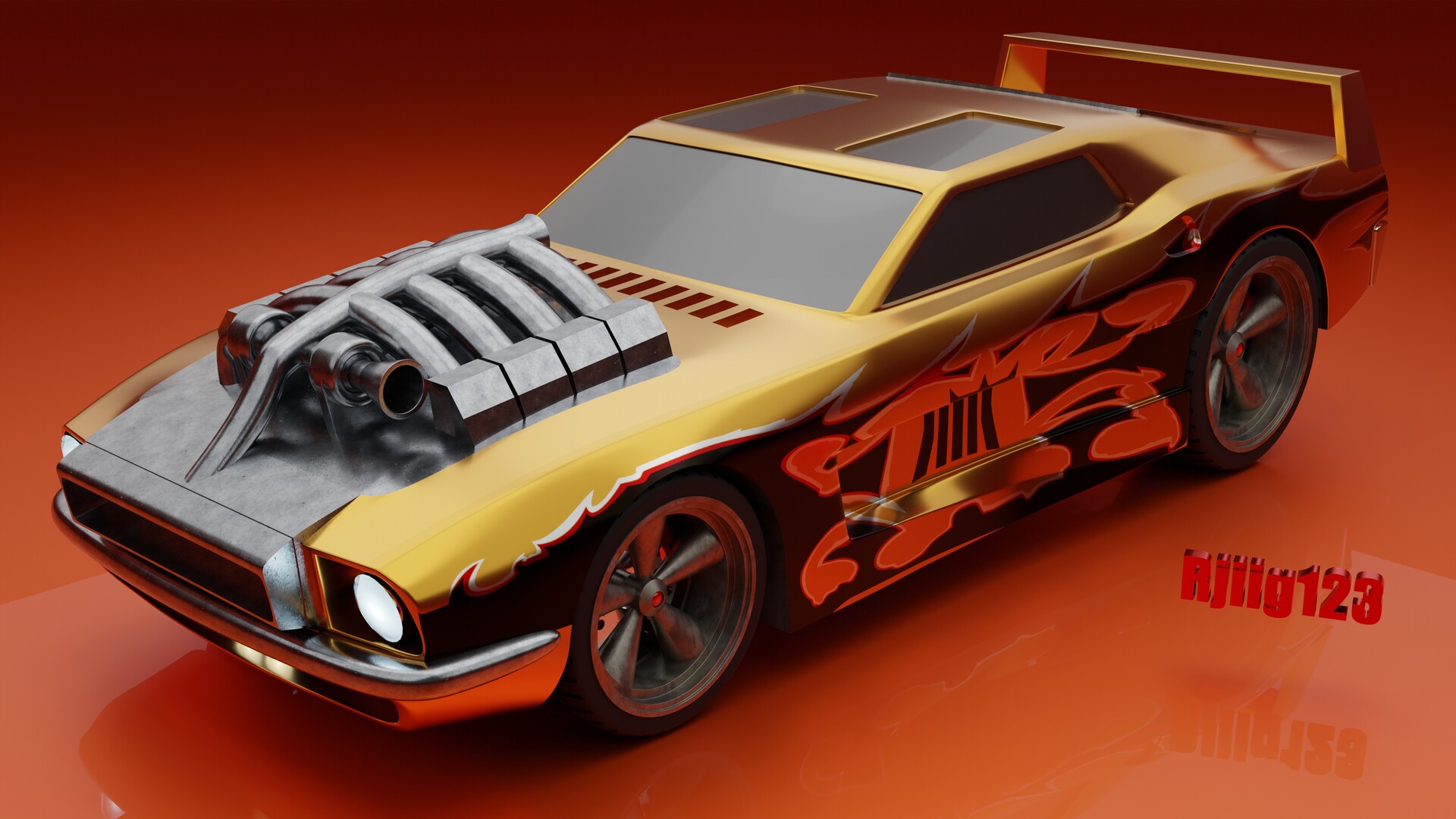 ArtStation Hot wheels Rivited Alt Ver!