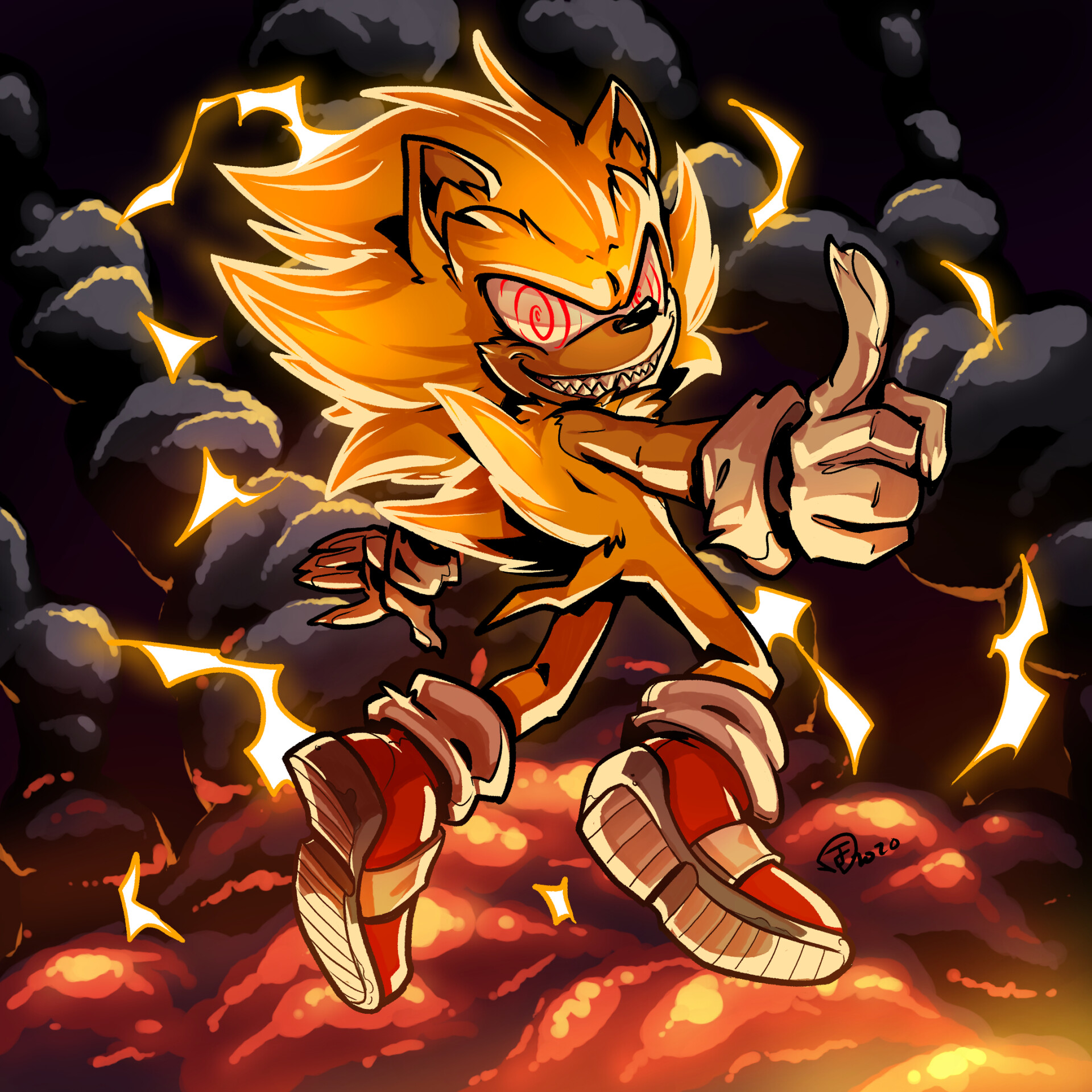 Fleetway Super Sonic Wallpapers  Wallpaper Cave