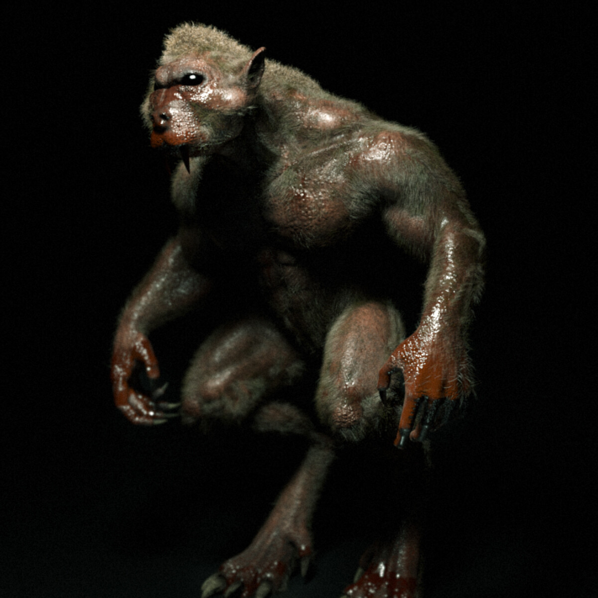 Creature Concept Design for Horror Game
