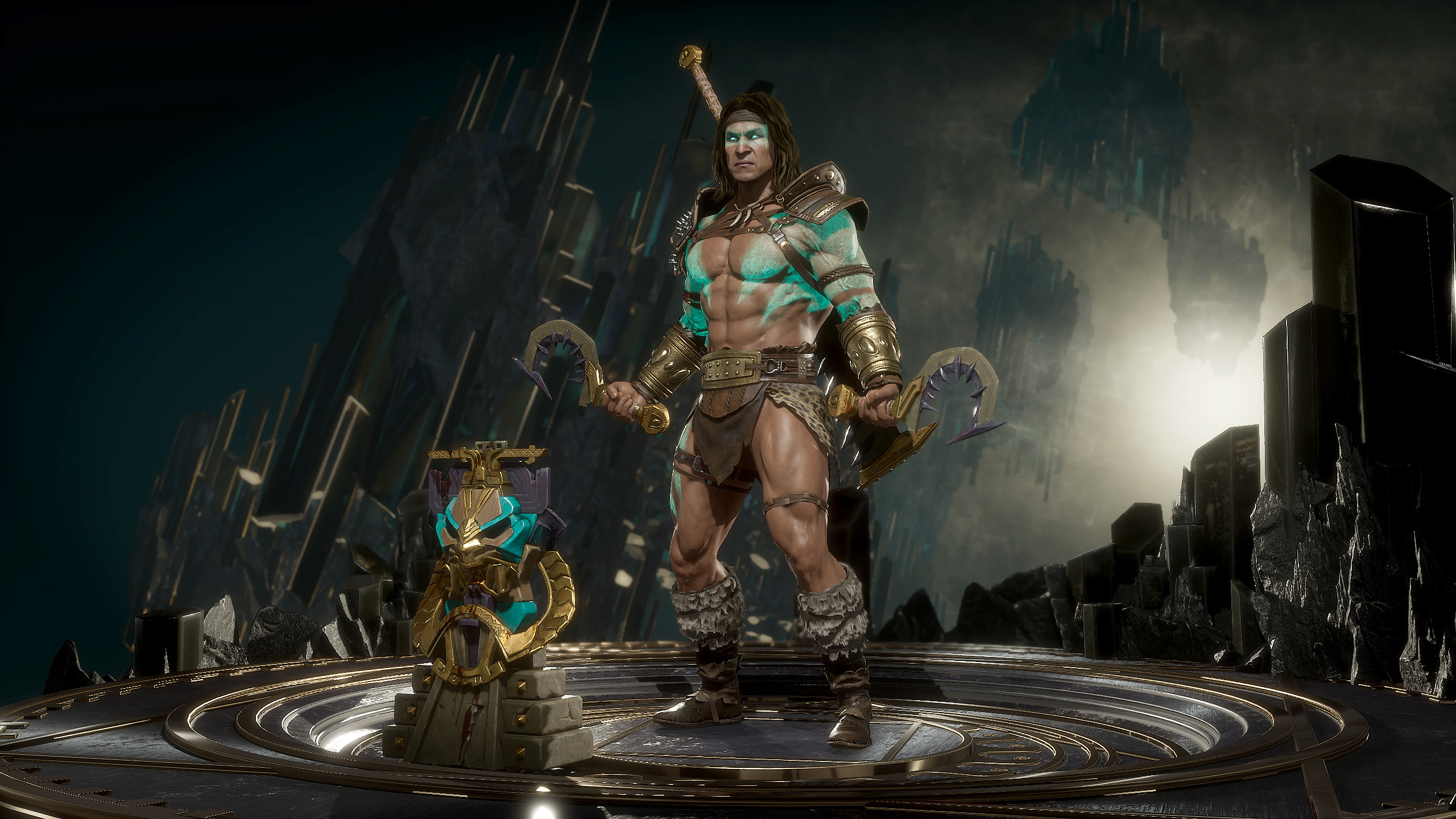 Mortal Kombat 11 Kotal Kahn Painted Warrior skin gameplay 