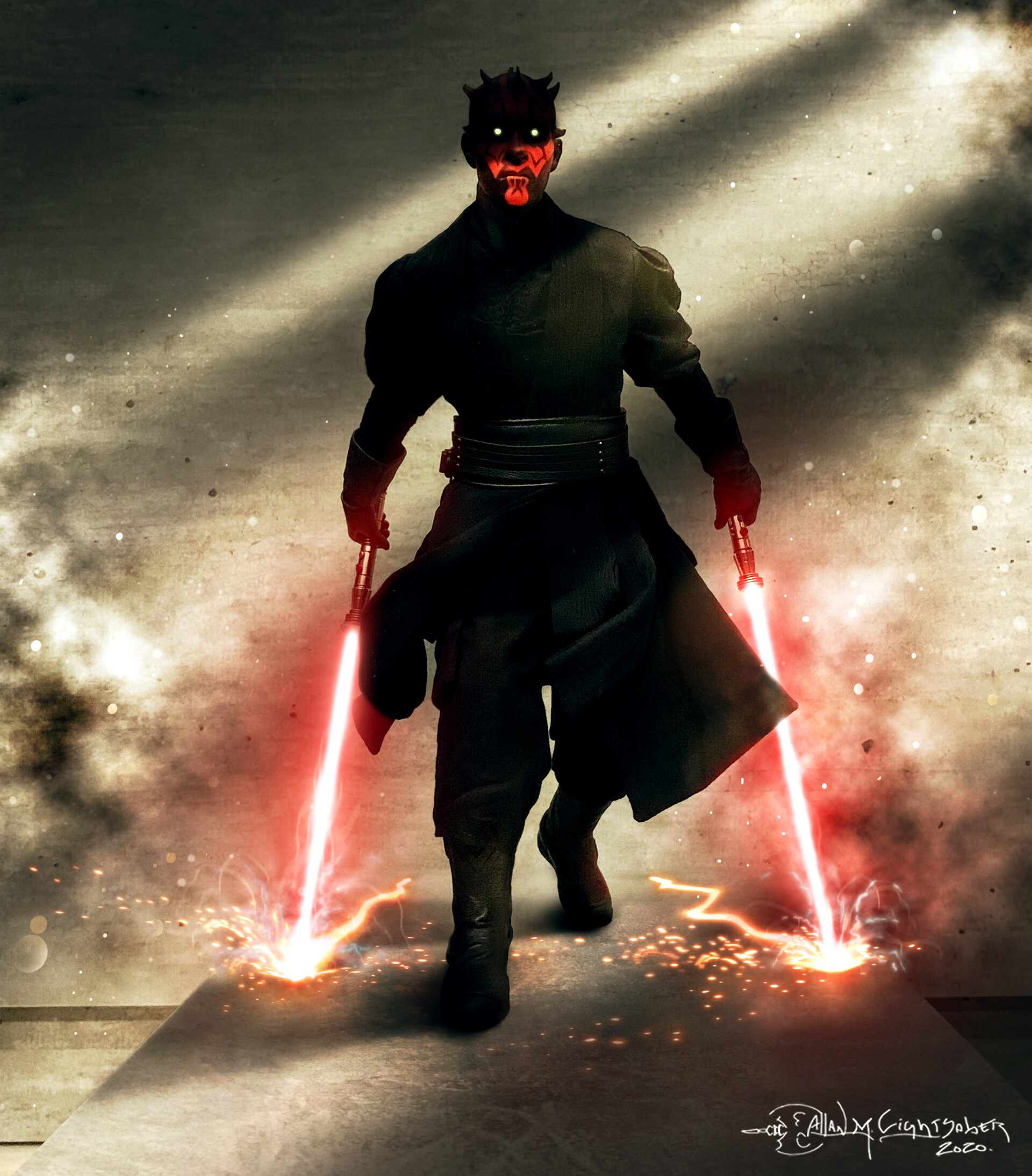 Darth maul best sale darksaber