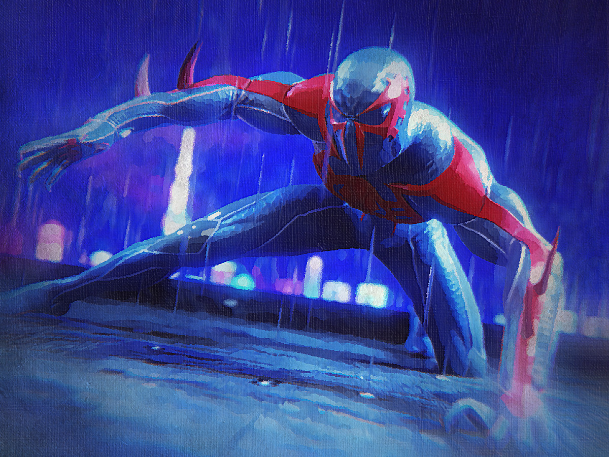Kooale 325 - Spooderman 2099. And an inferior one for wallpapers.
