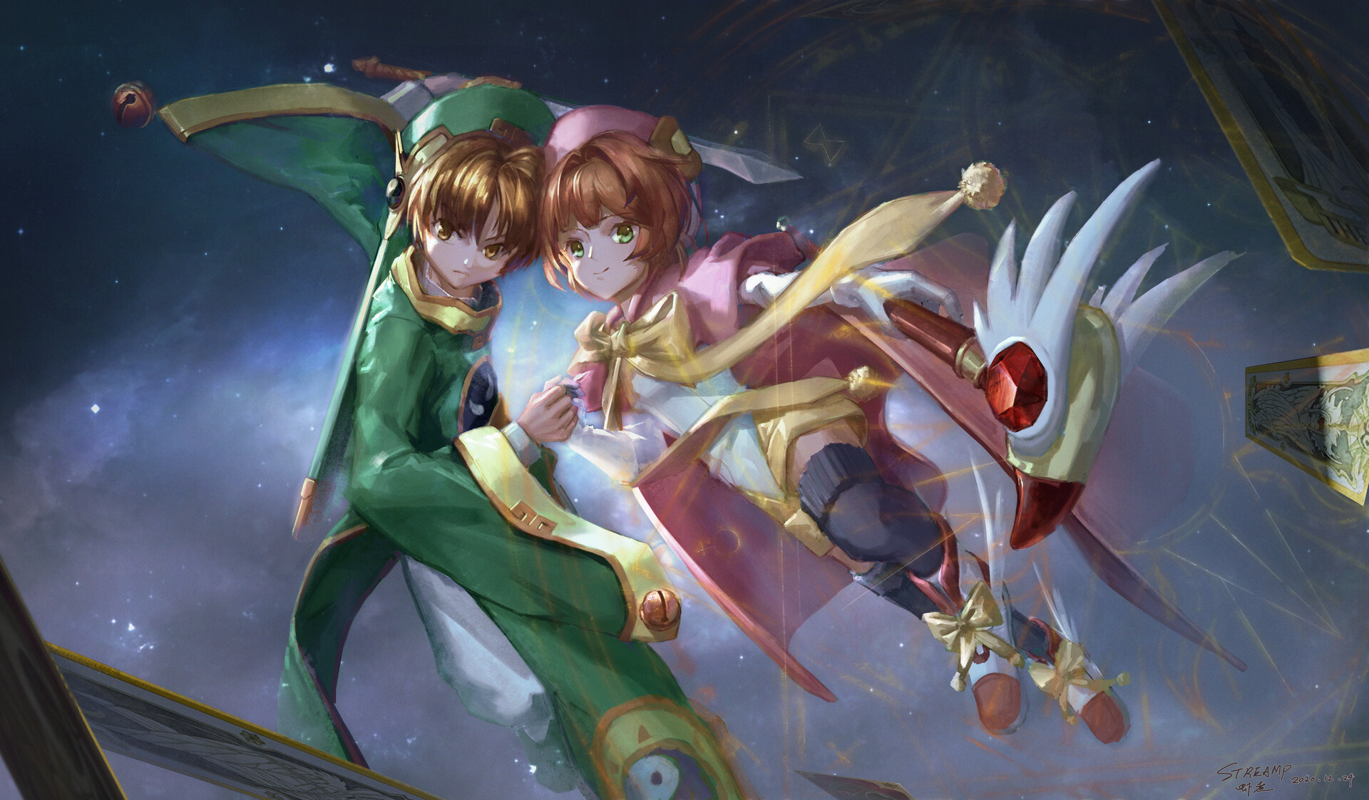 Artstation 小樱 小狼 Card Captor Sakura 库洛魔法使 Zhu Xia
