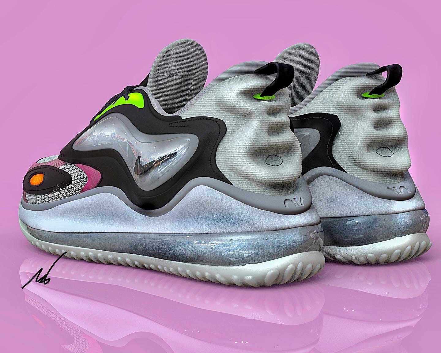 Abdias Ramirez Nike Air Max Zephyr 3D Model