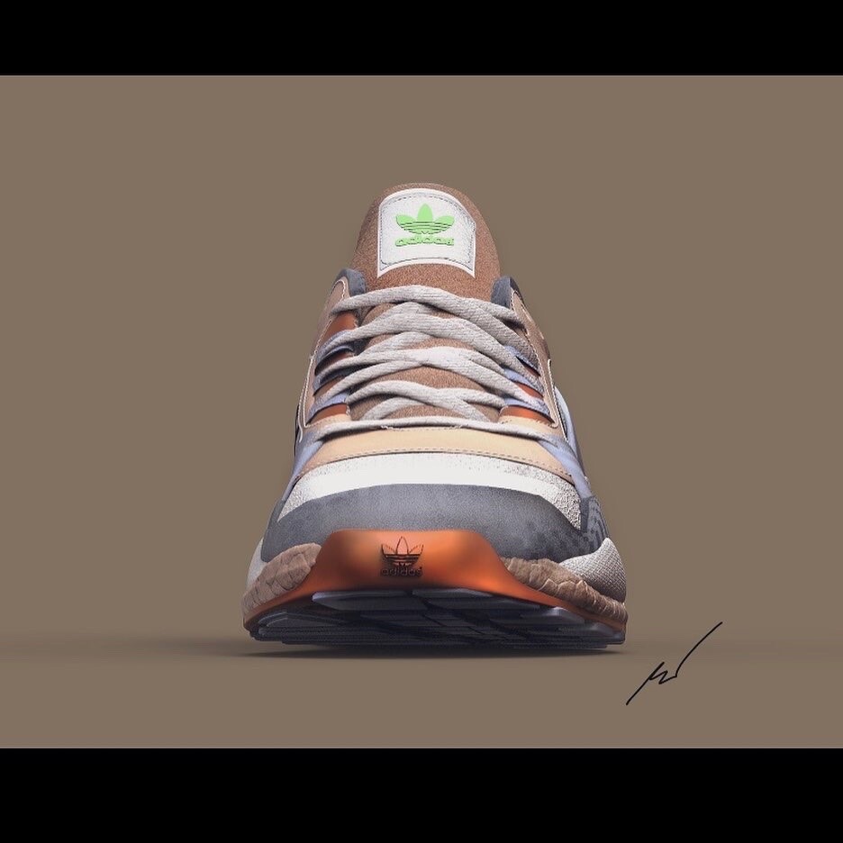 あーる Abdias Ramirez - Adidas 3D Footwear Concept art Modeling