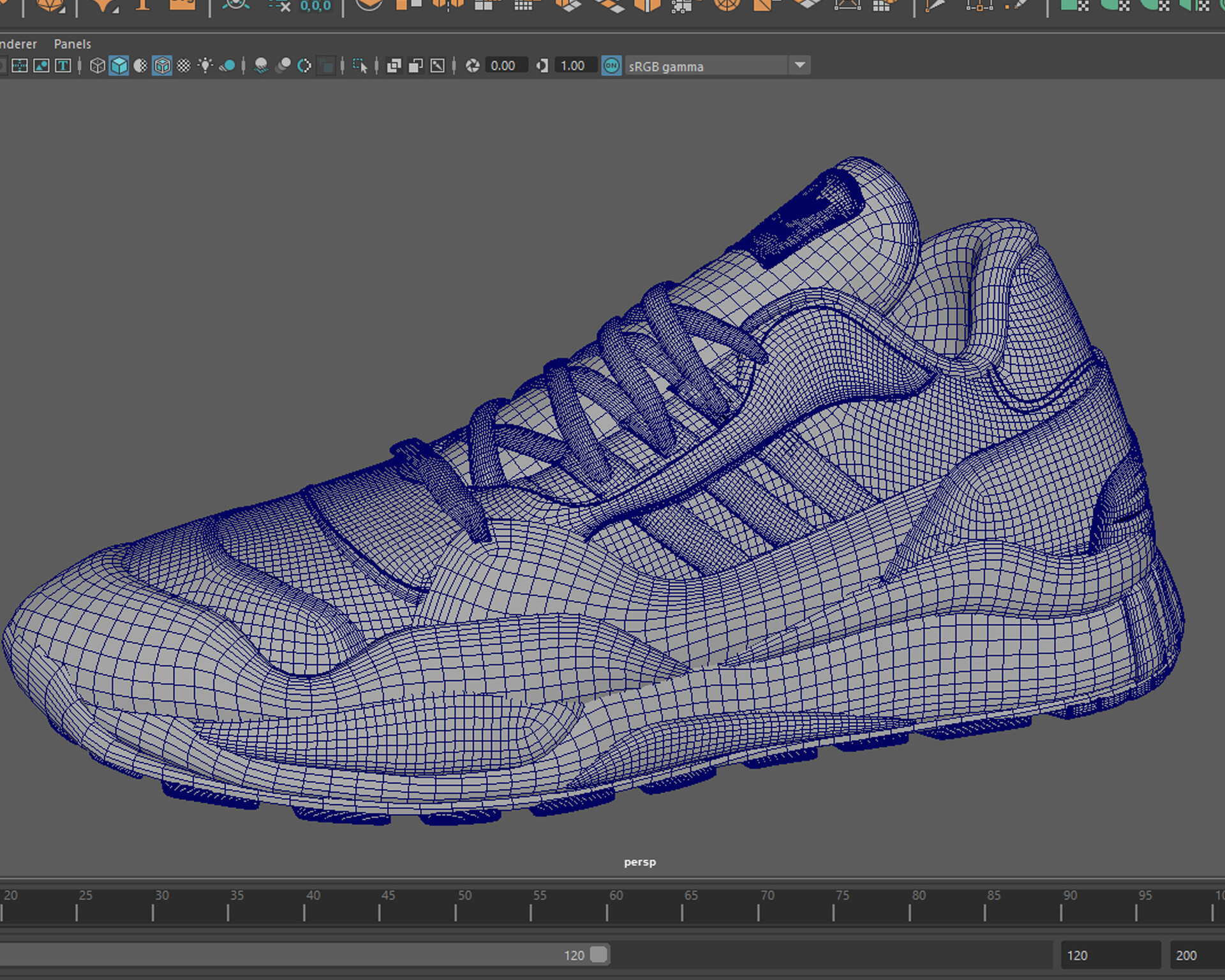 Abdias Ramirez - Adidas 3D Footwear Concept art Modeling
