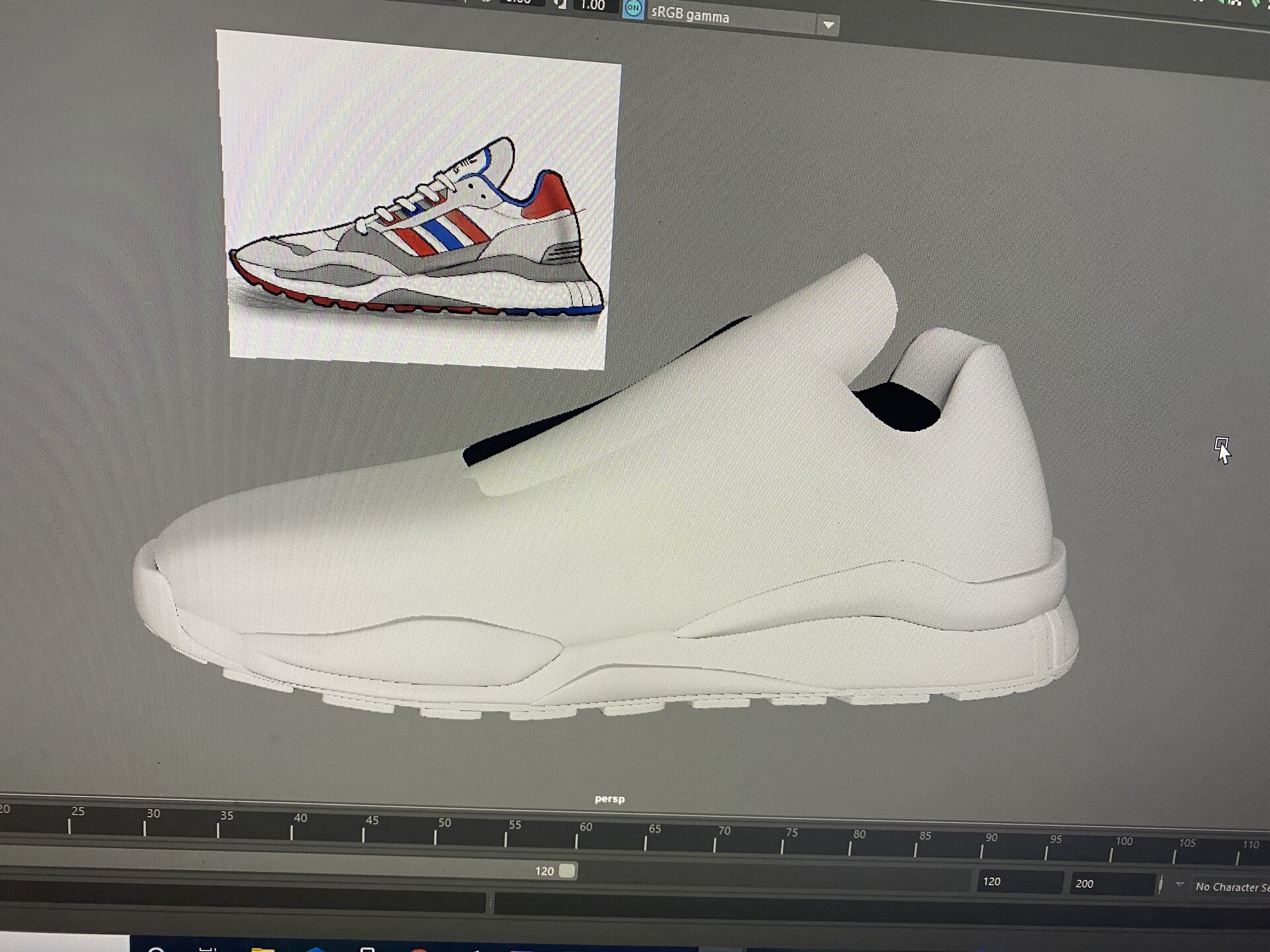 Abdias Ramirez - Adidas 3D Footwear Concept art Modeling