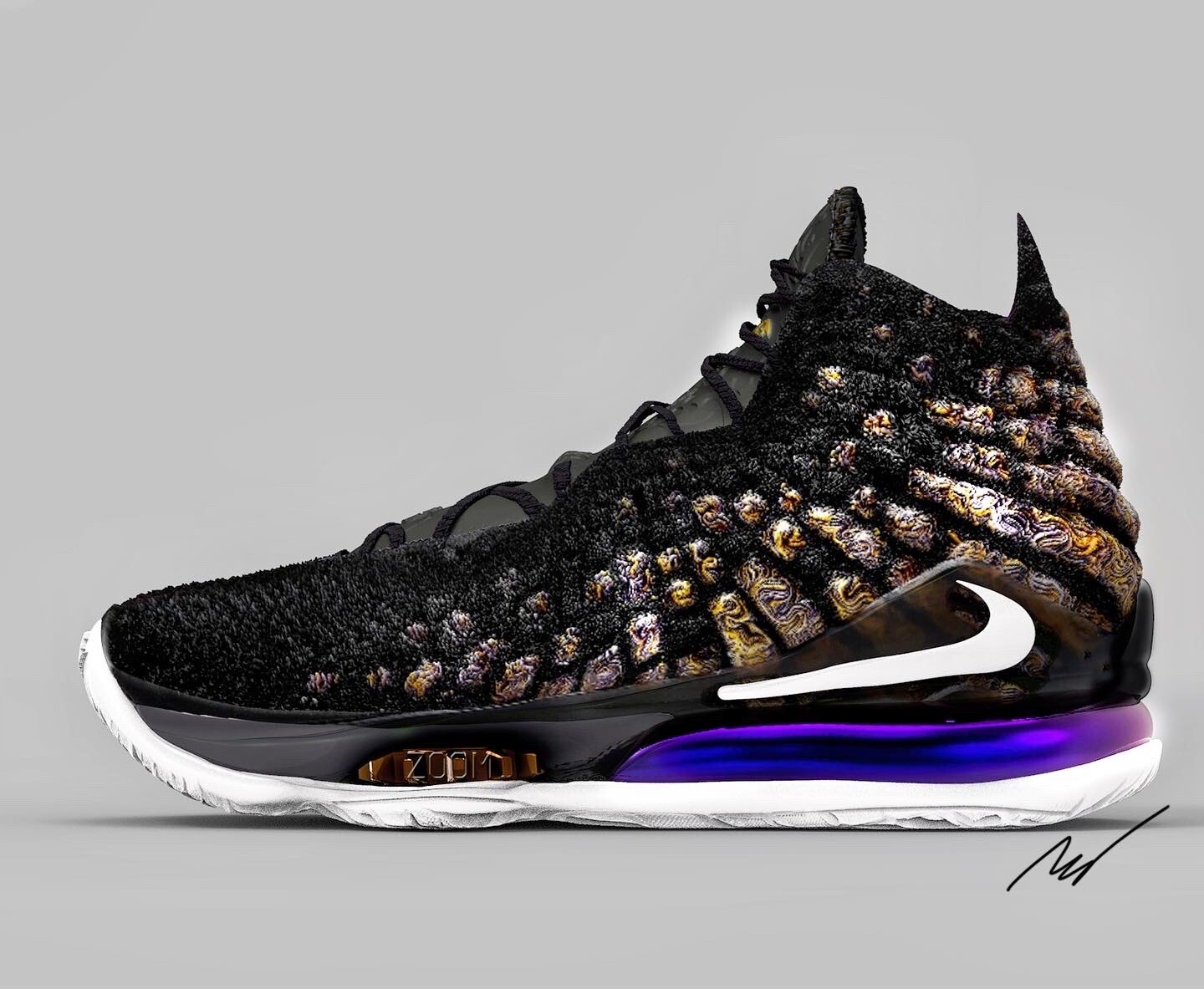 Abdias Ramirez Nike Lebron 17 3D Model