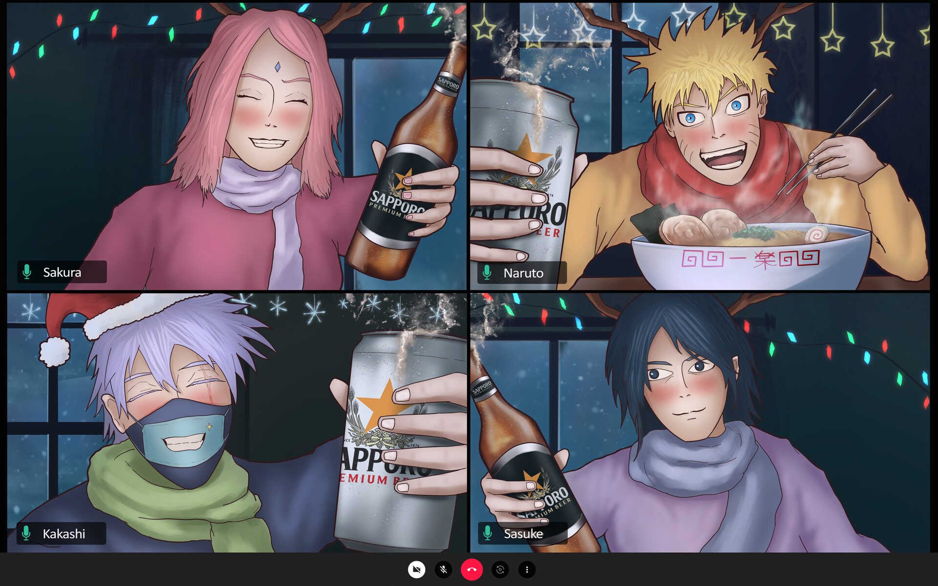 Artstation Naruto Christmas
