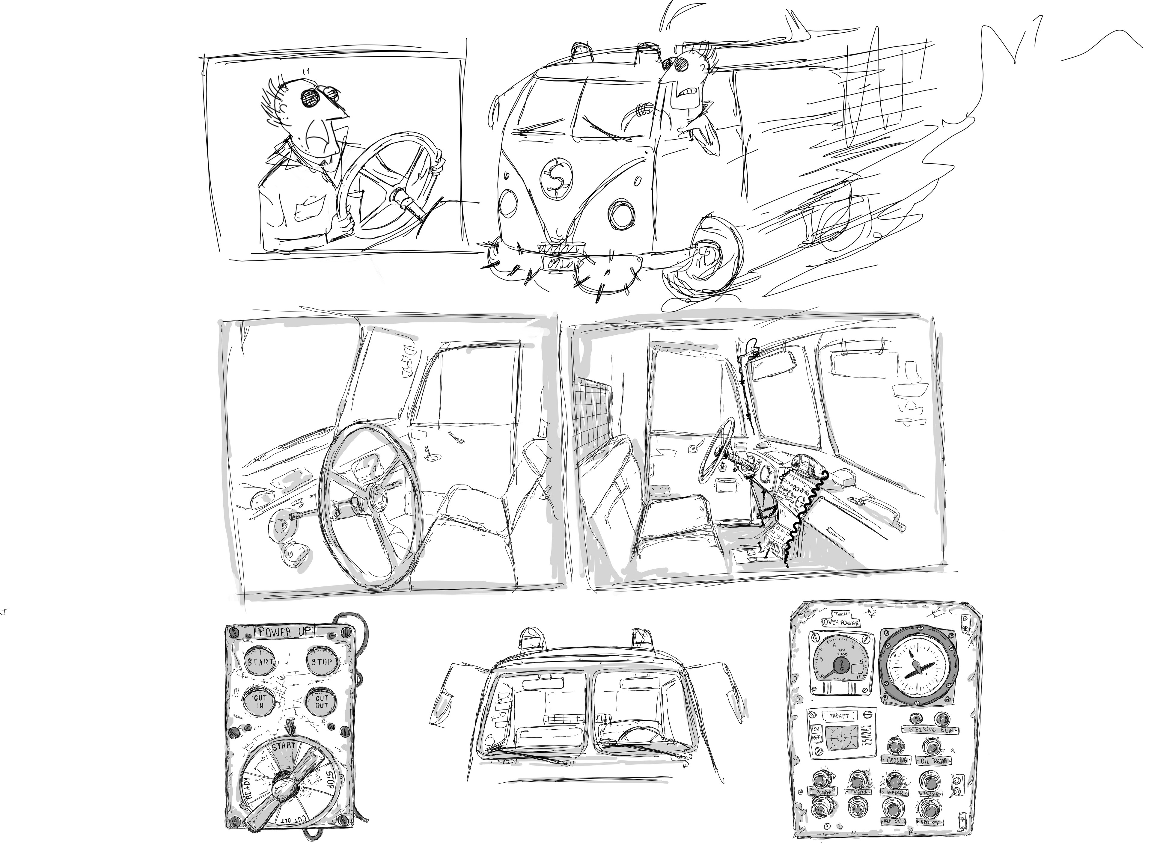 Exploration of the vehicle interior