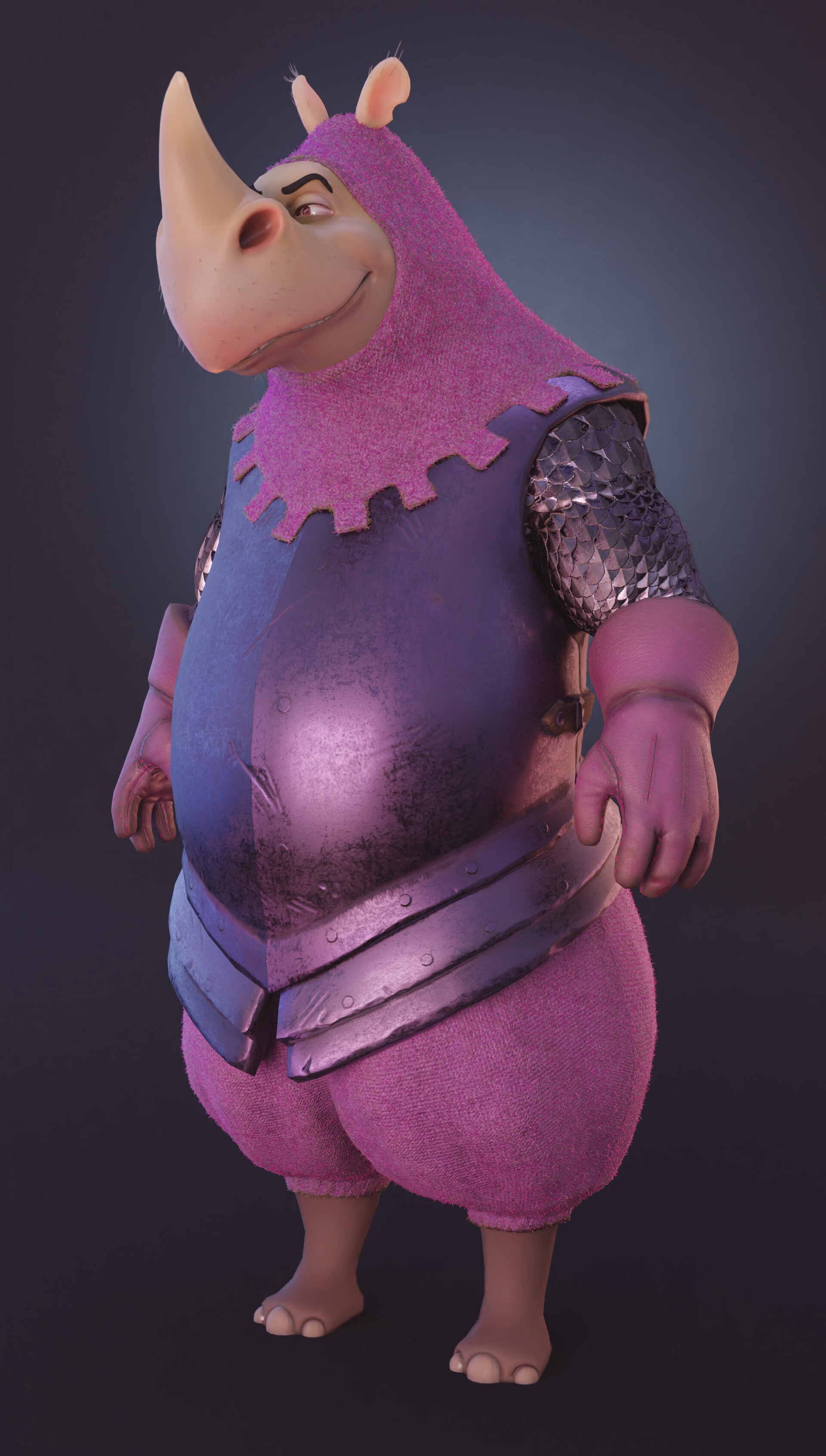 Marco Leo Rhino Guard Disney fan art