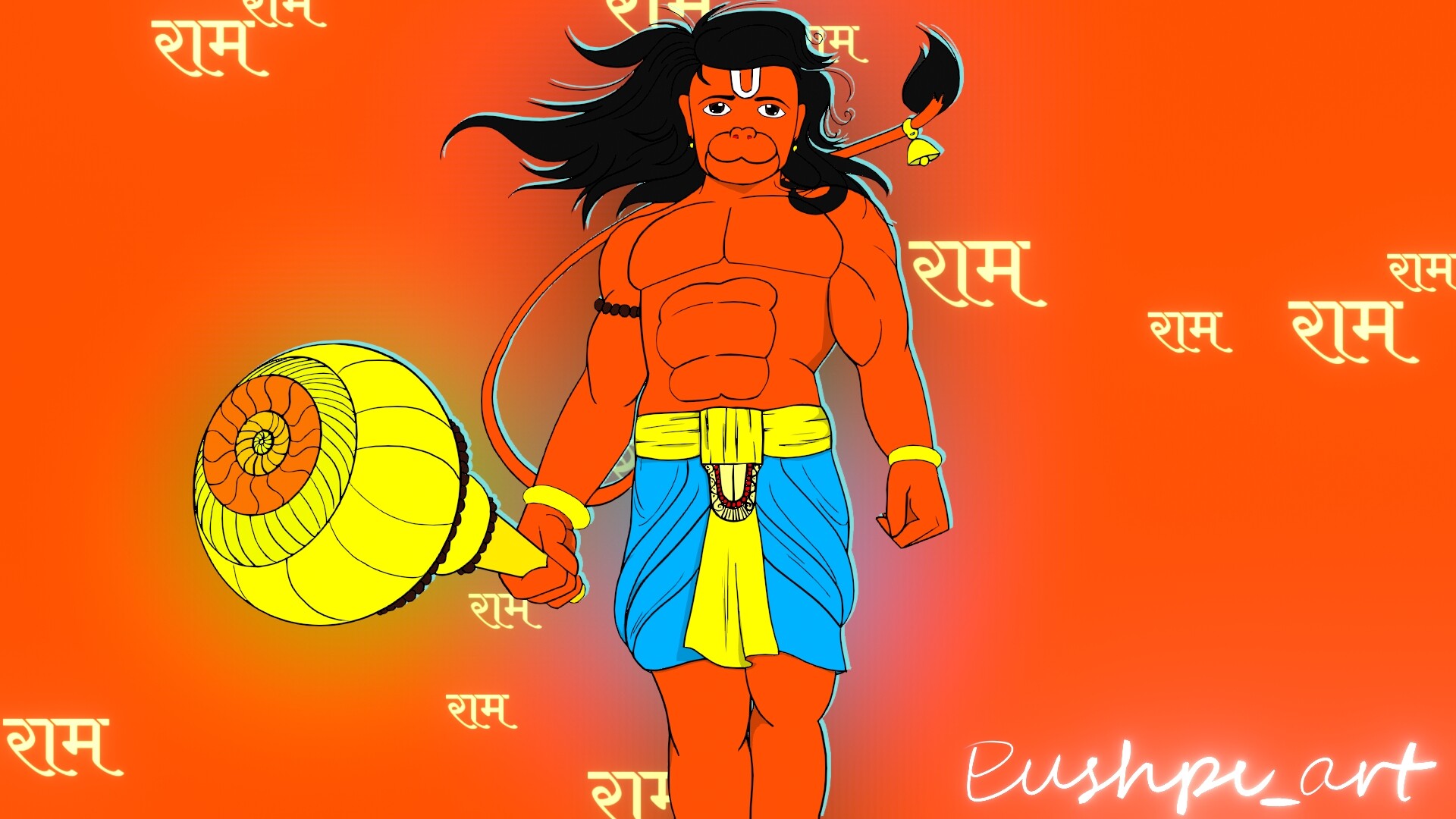 ArtStation - lord hanuman