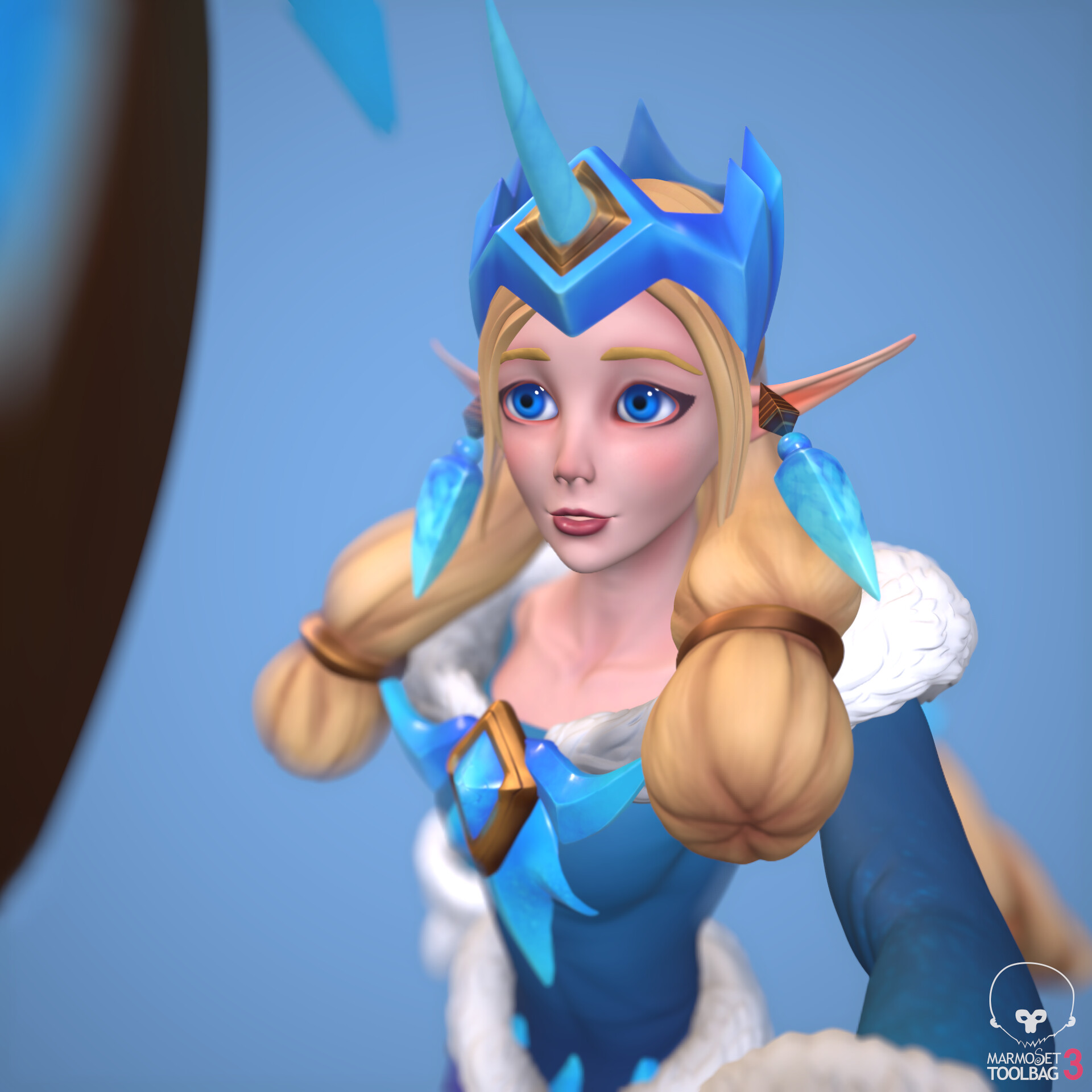 Alexandr Yatskevich Winter Wonder Soraka League of Legends Fan Art