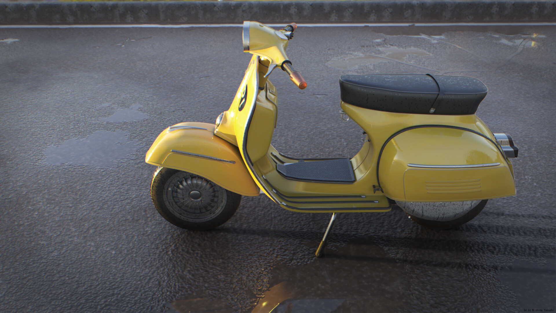 Artstation Vespa180ss Flcl Version Nishi Yasu Artstation Vespa180ss Flcl Version Nishi Yasu