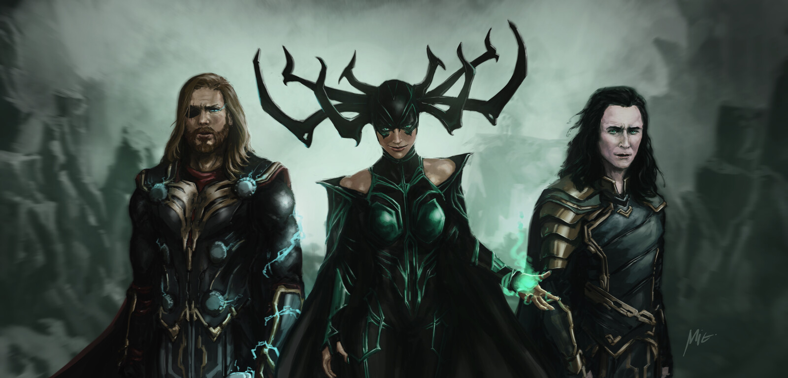 the odinsdottir, odinson and the laufeyson