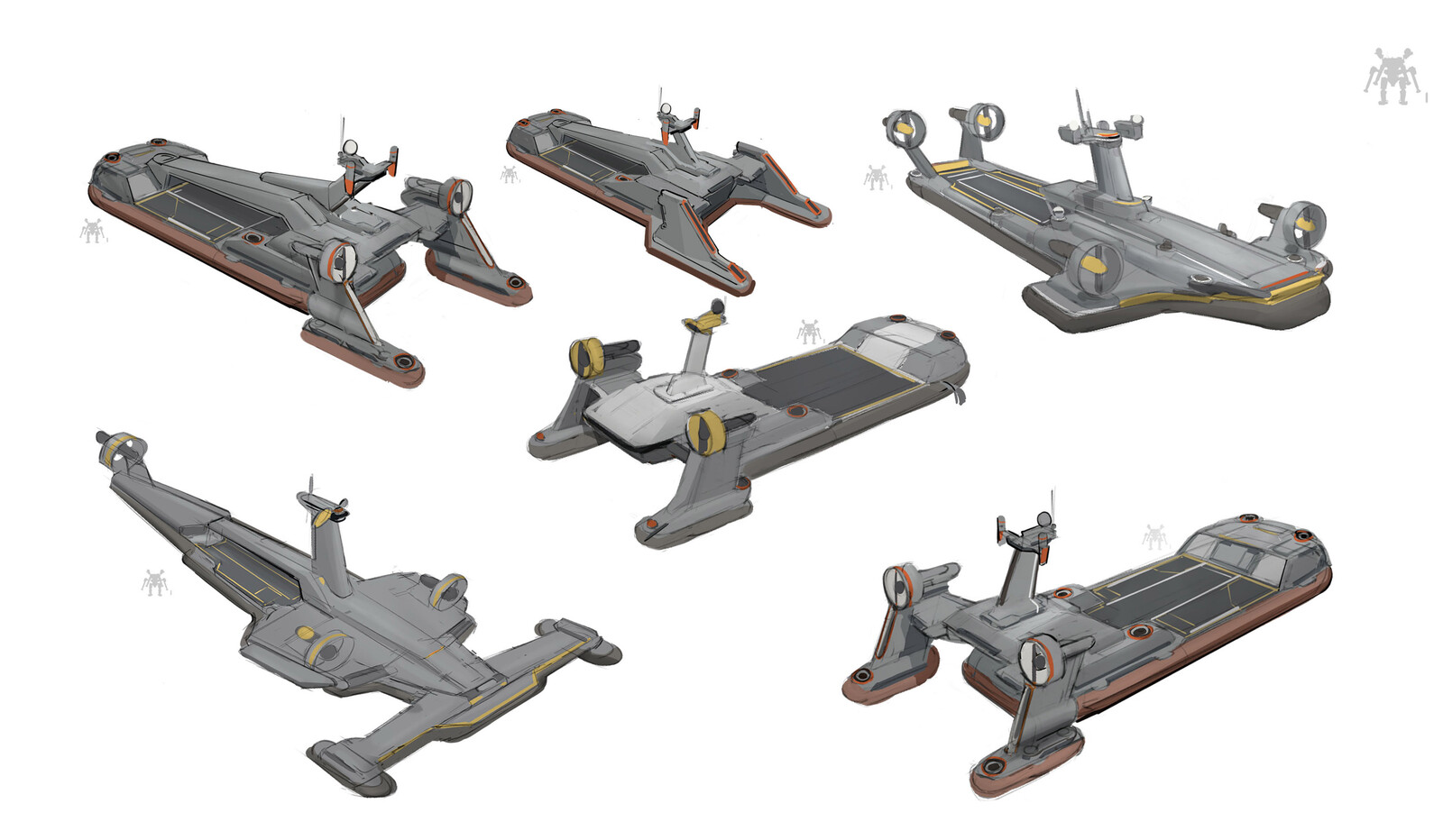 hover carrier sketches