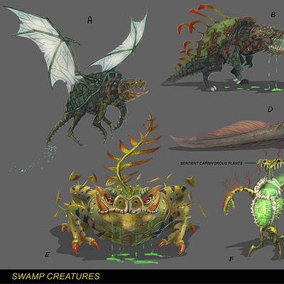 Graham lefroy swamp monster concepts flat low res