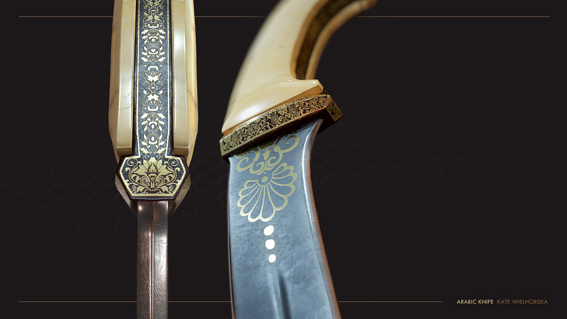 Kate Wielhorska Arabic knife