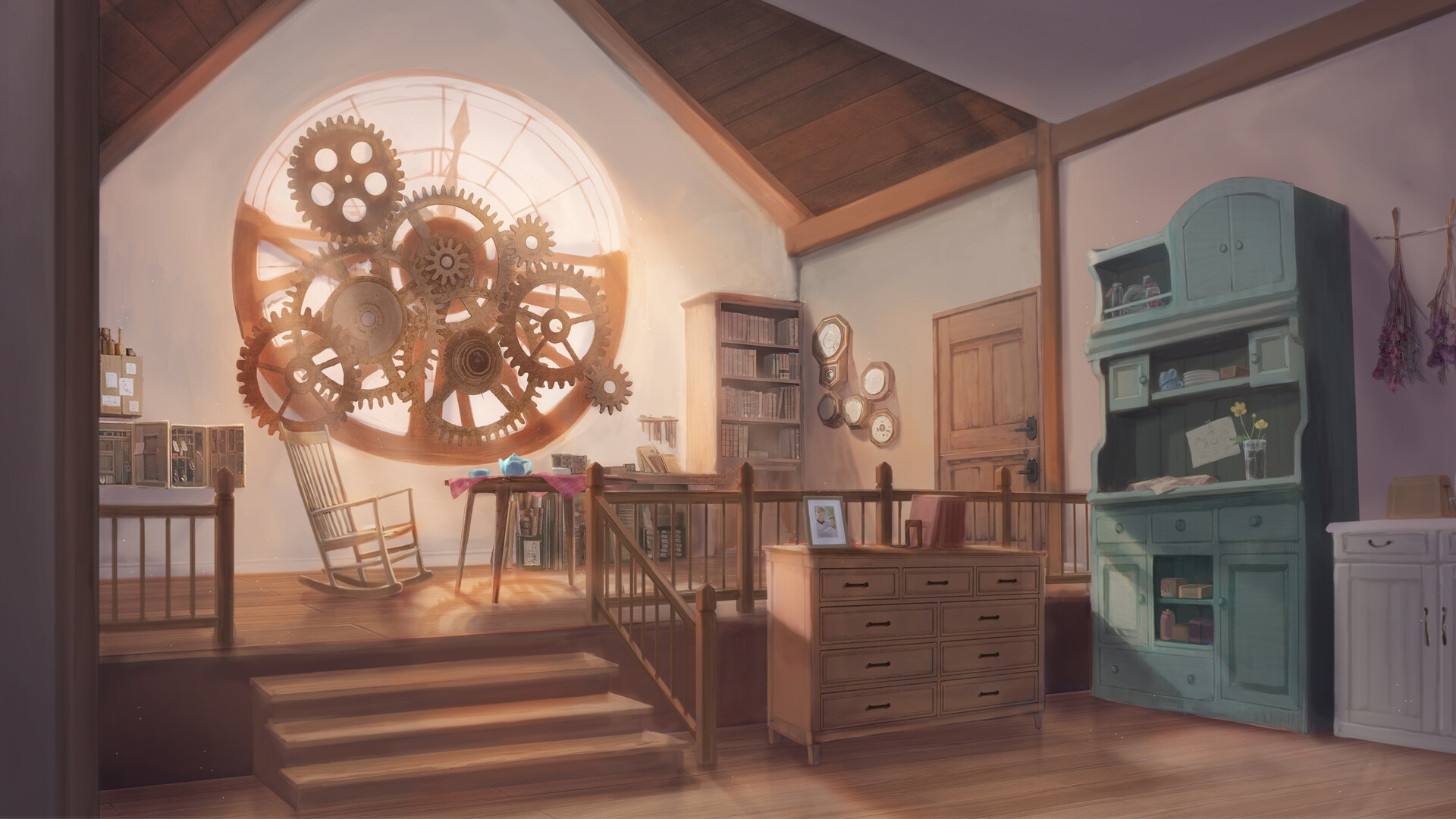 ArtStation - Concept art - Clockmaker's Workshop