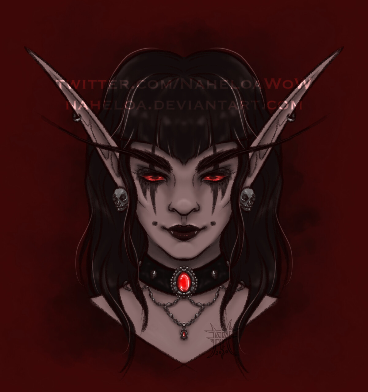 ArtStation - Blood Elf Commission
