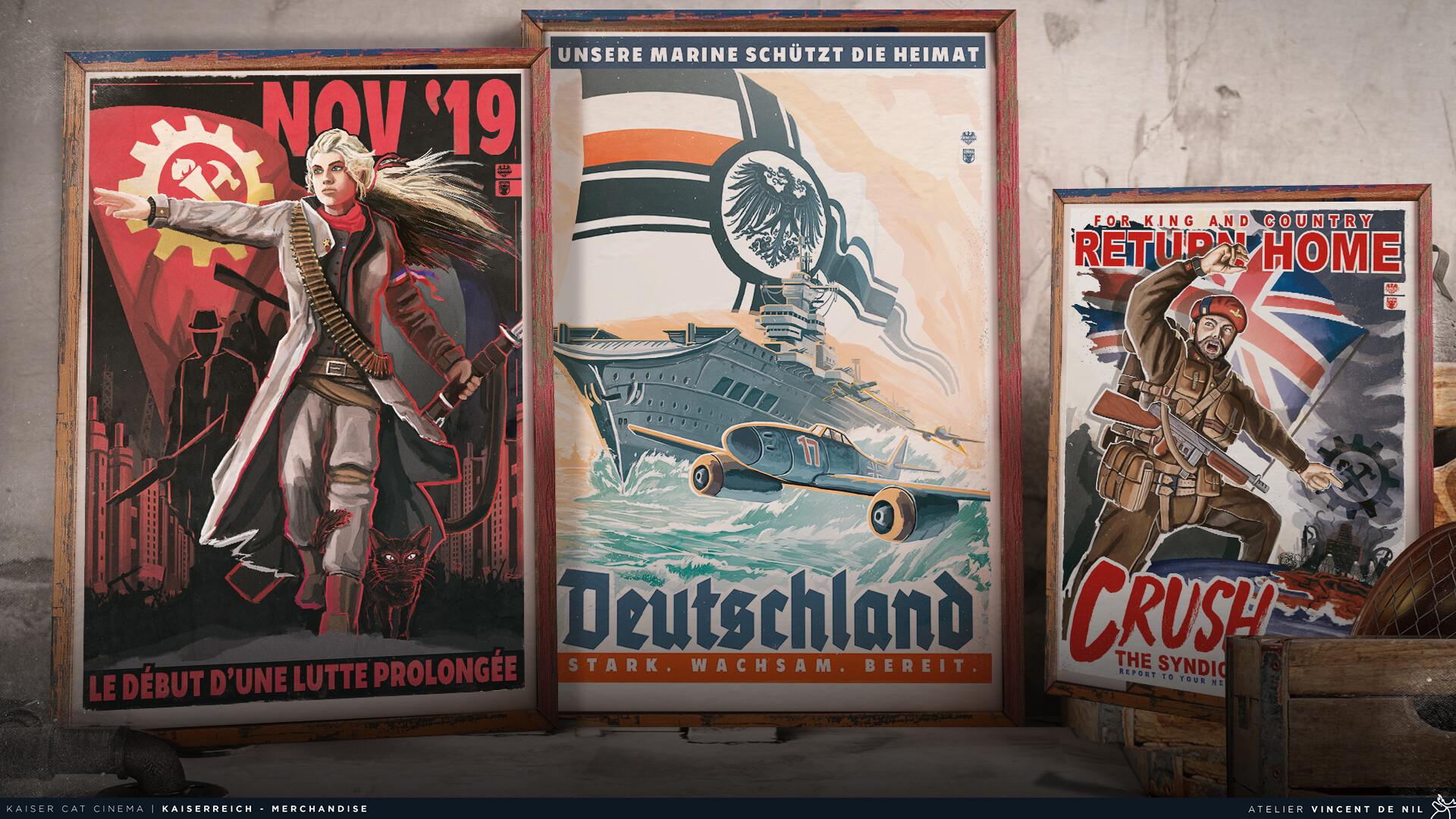 Vincent De Nil Kaiserreich Propaganda Posters