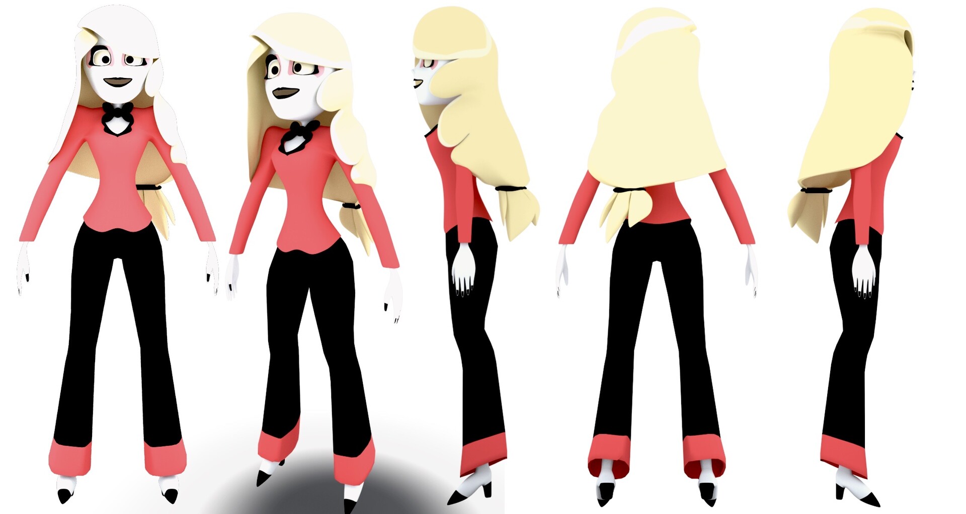 Artstation hazbin hotel charlie model