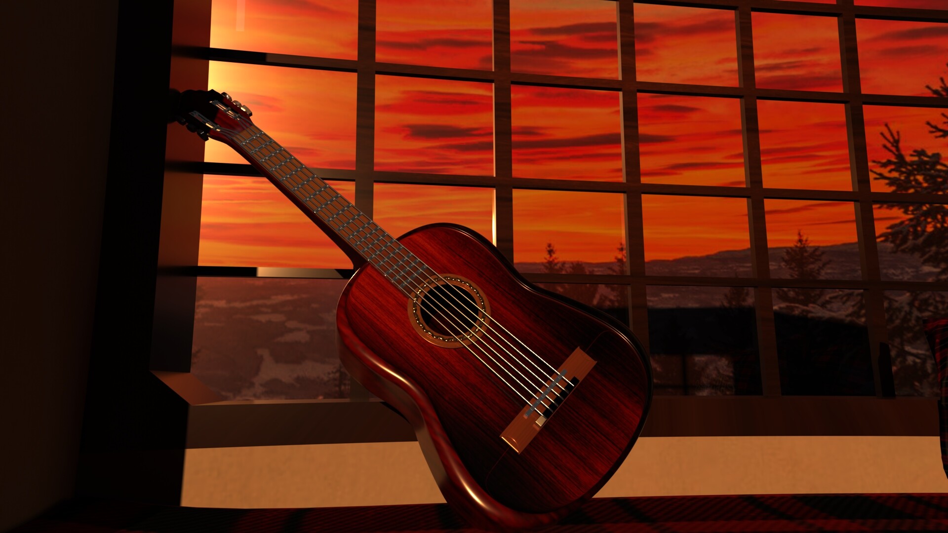 Flamenco Guitar Wallpaper