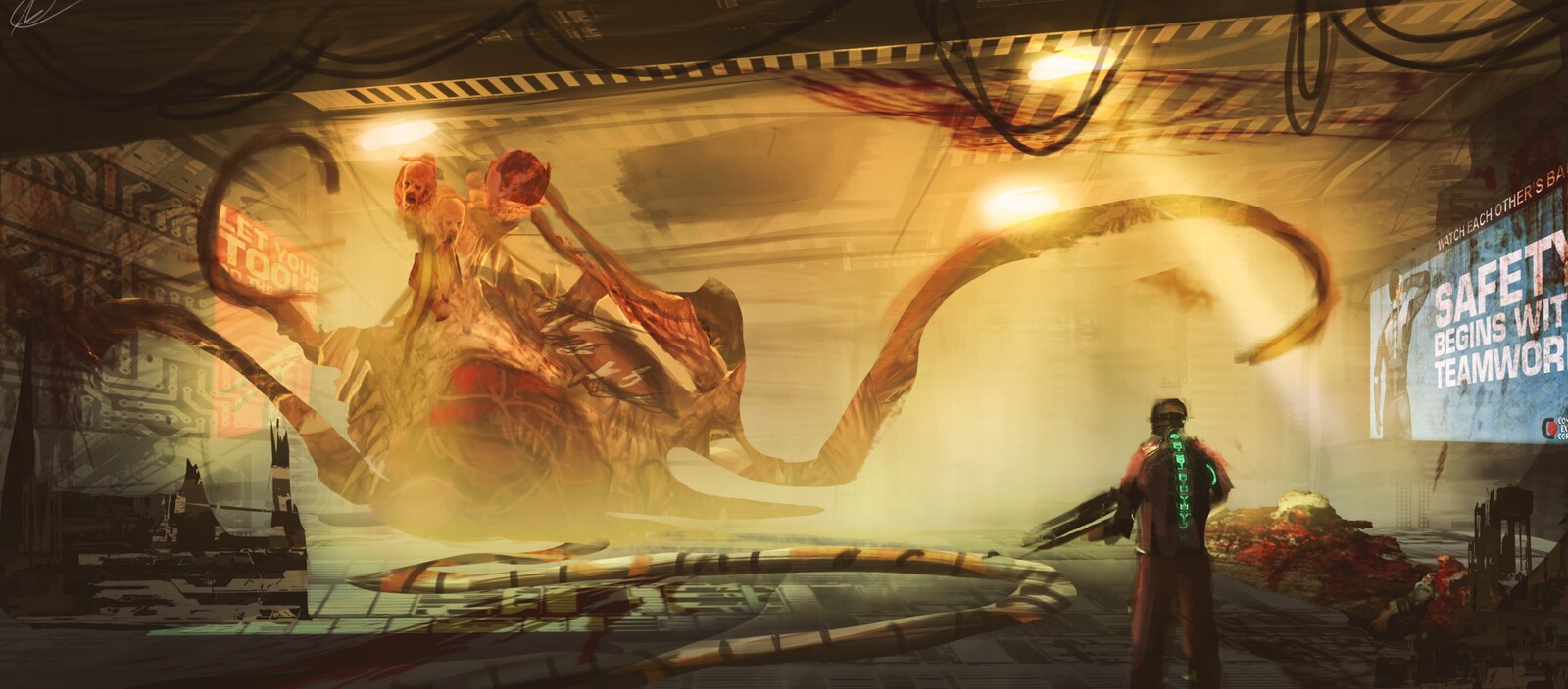 Sci-Fi Horror Scene