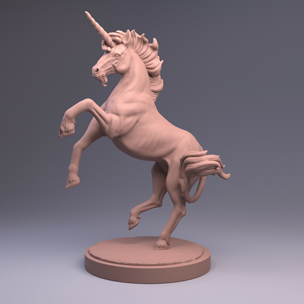 Mo puegerl rearing unicorn