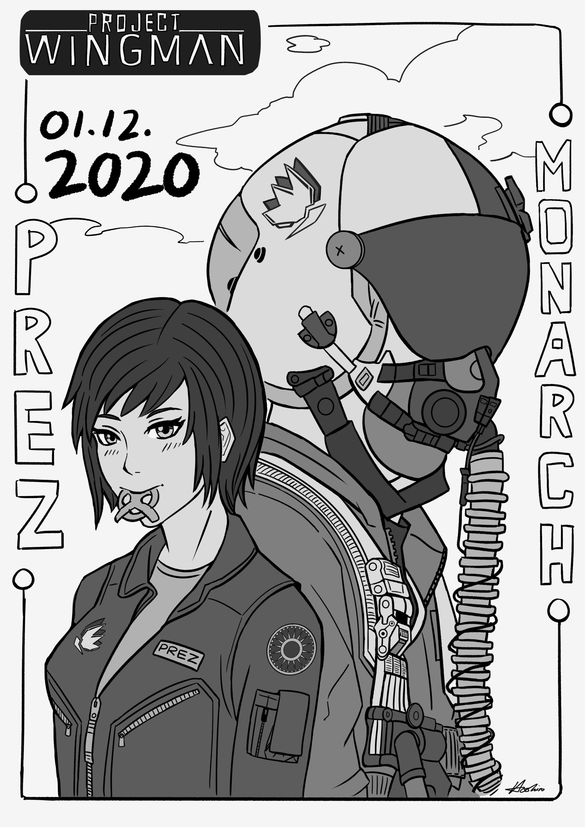 ArtStation Project Wingman Monarch and Prez