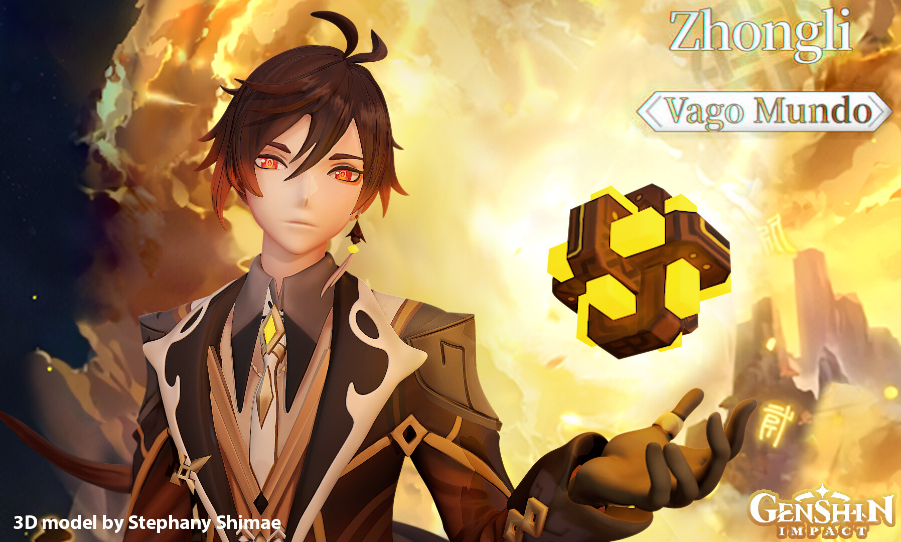Featured image of post The Best 26 Zhongli Fan Art Genshin