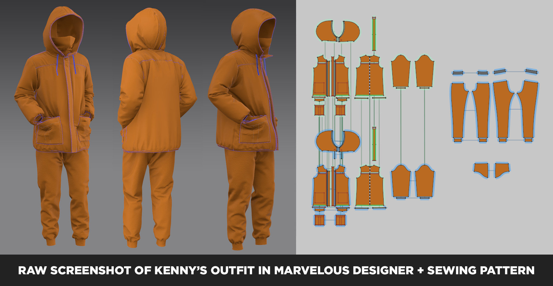 Marvelous Designer helps me to create so many different types of garments. 