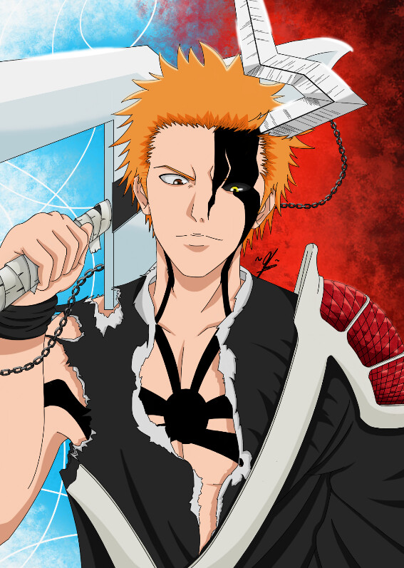 ArtStation Bleach Kurosaki Ichigo (Horn of Salvation Form)