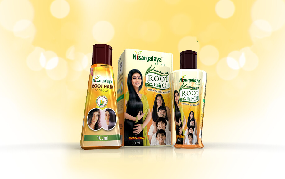 ArtStation - Product Visualization : Nisargalaya Hair Oil