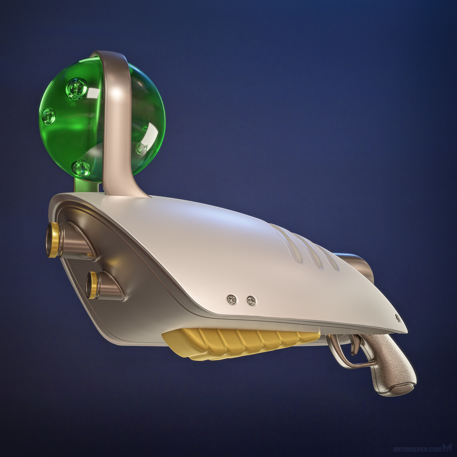 3D model of a toy ray-gun | Concept: Sam Nielson