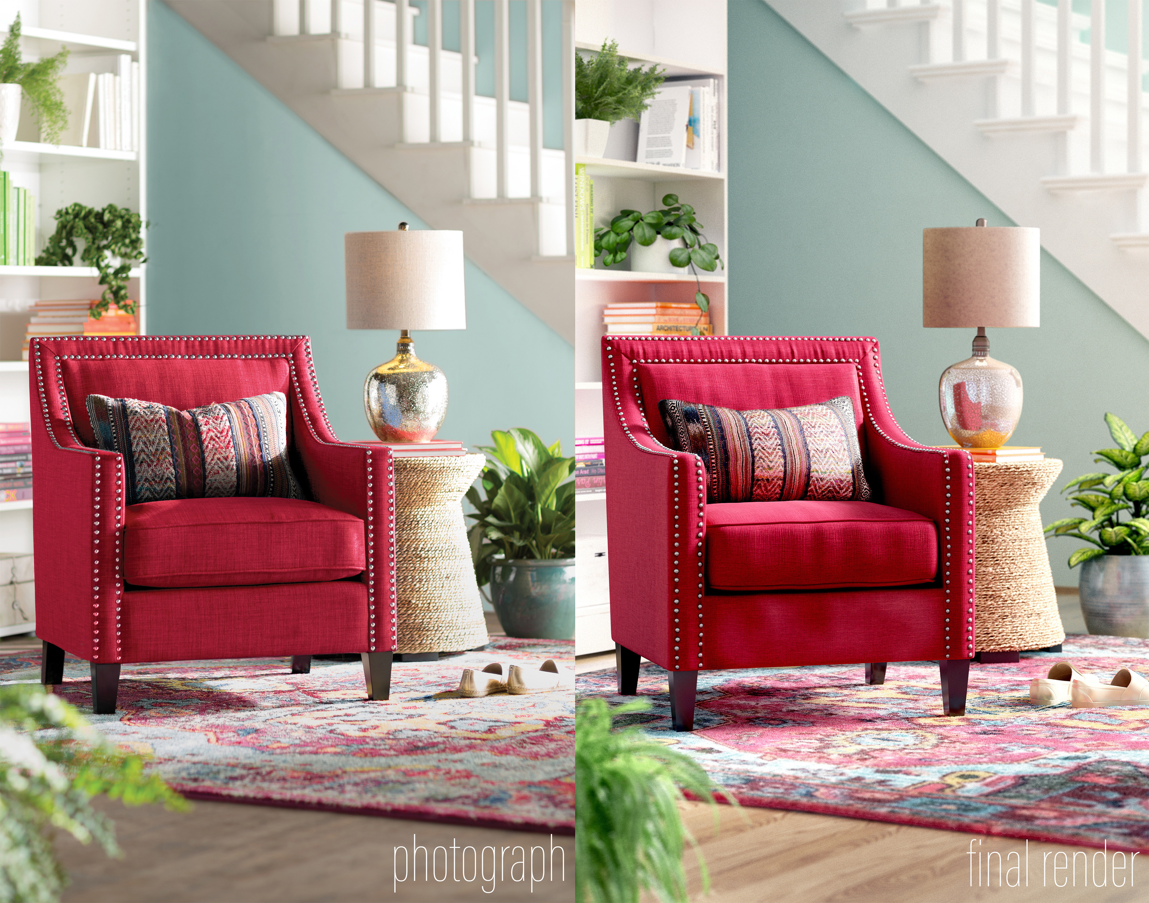 Wayfair red shop accent chair