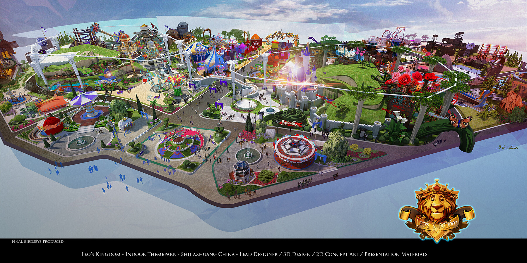 ArtStation Theme Park Design Leo's Kingdom Shijiazhuang China