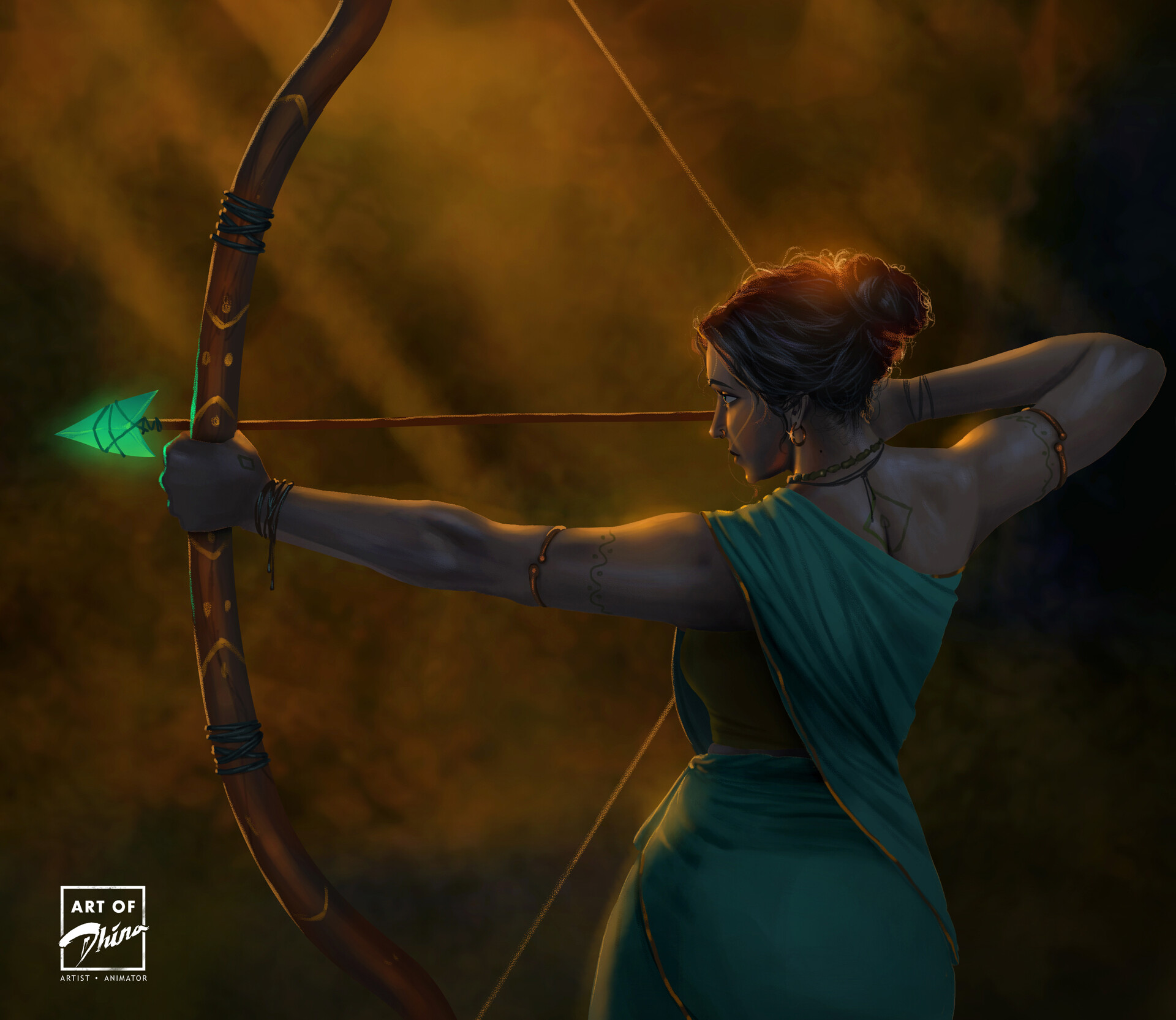 Art of Dhina Ancient Tamil Women