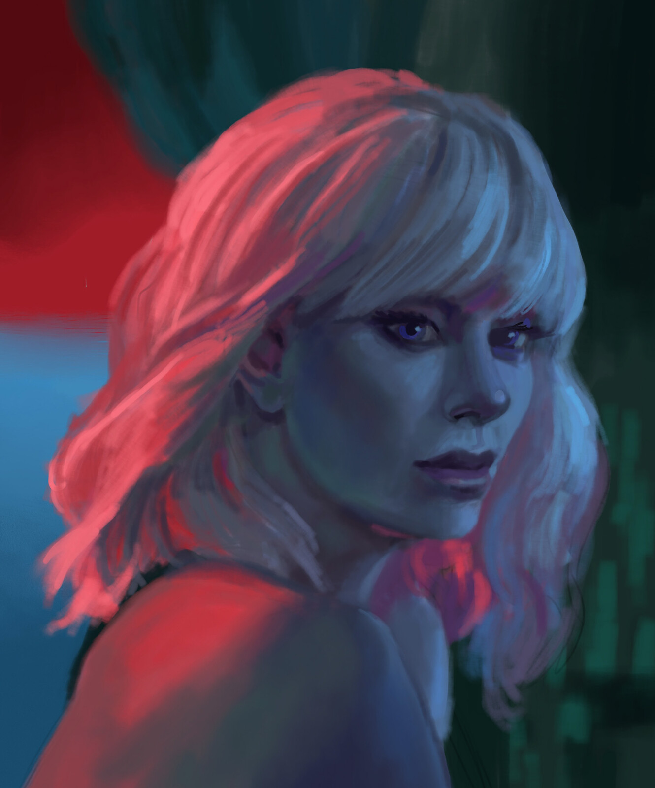 Charlize Theron from "Atomic Blonde"