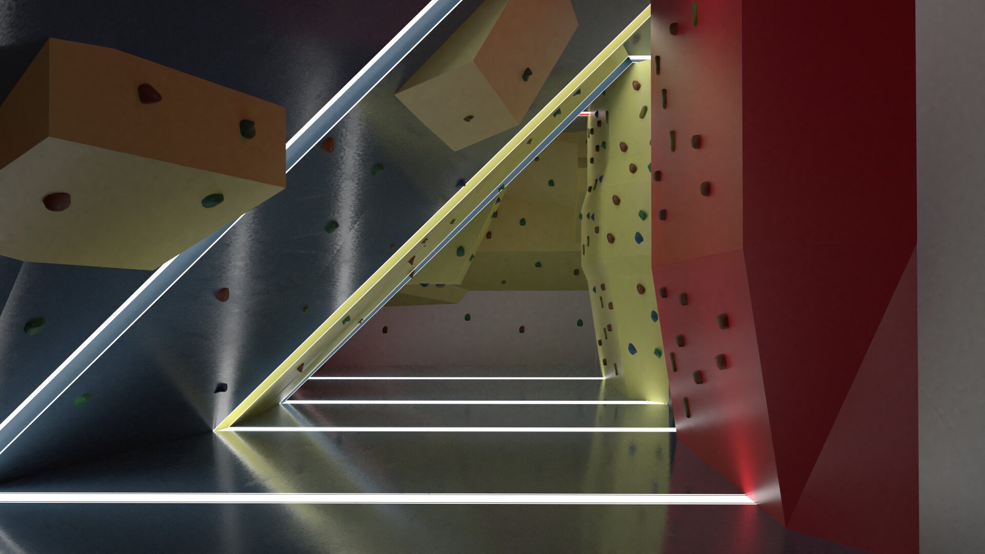 ArtStation - Climbing wall