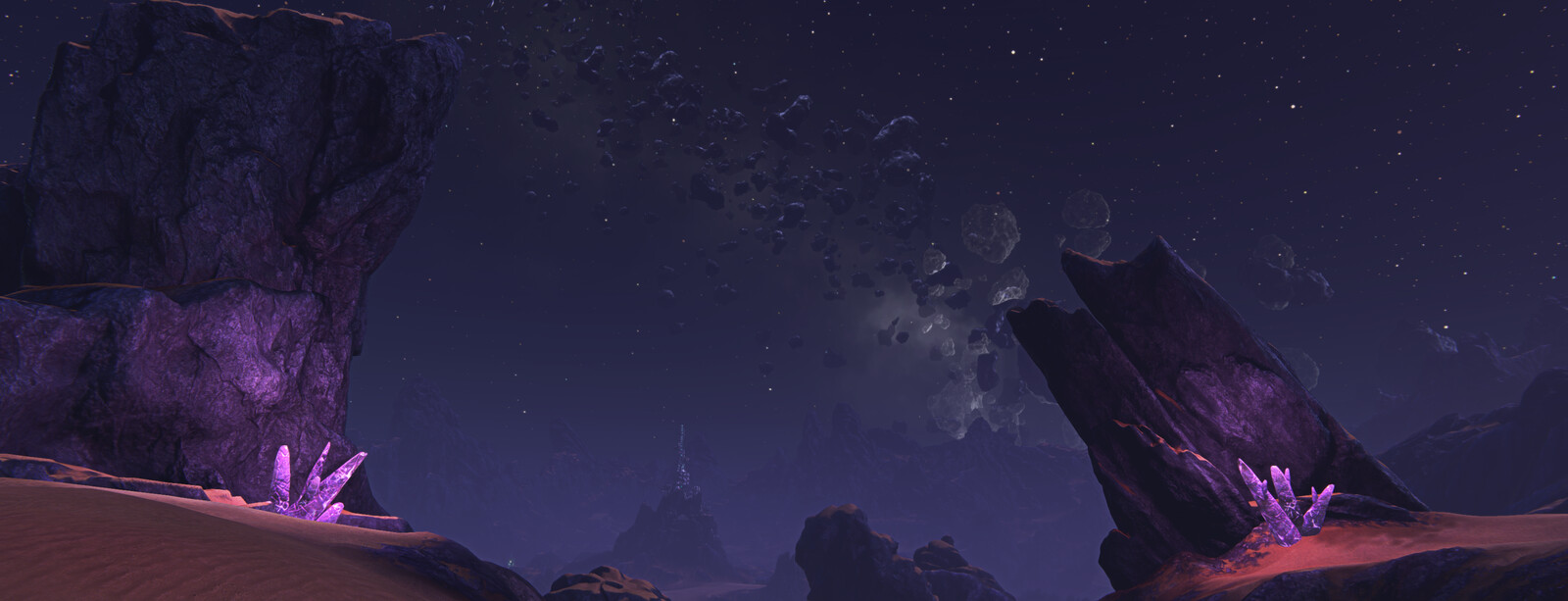 The asteroid chain