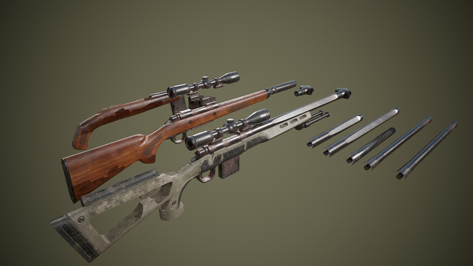 Fallout 4 handmade rifle retexture фото 26