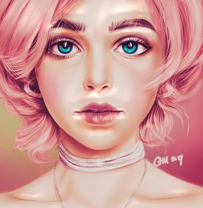ArtStation Pastel Girl