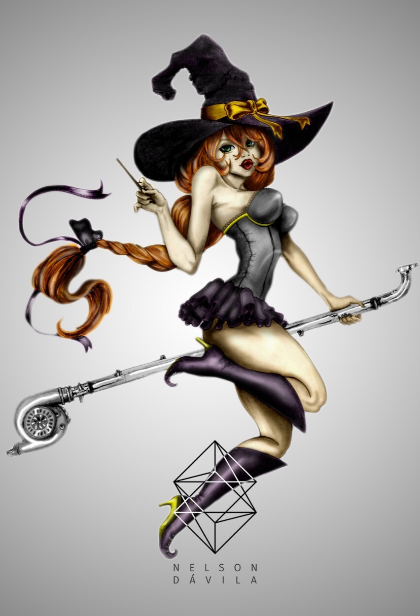 Artstation Pinup Witch