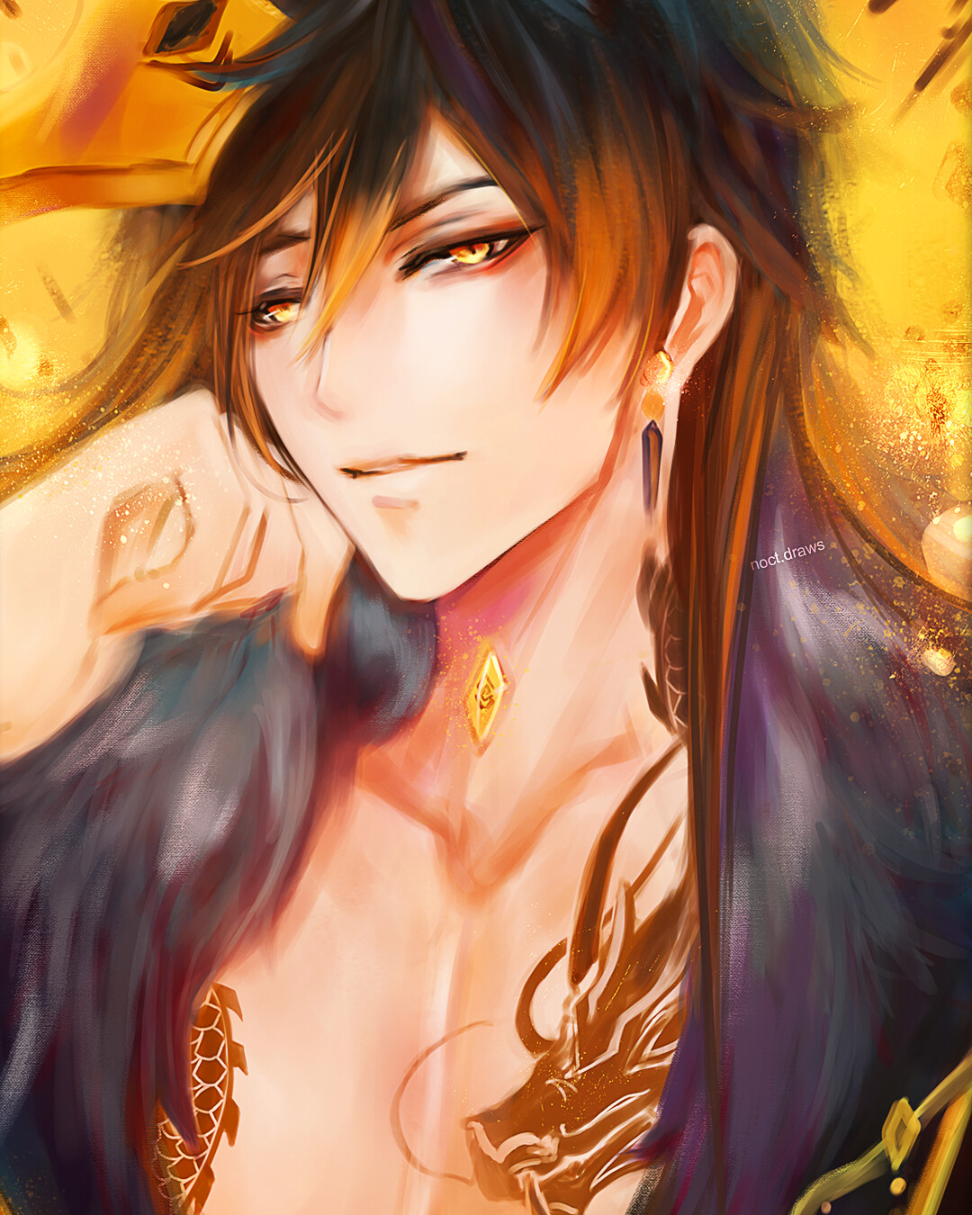 Artstation Abyss Mage Zhongli From Genshin Impact Noct Draws While all are labeled in the adventurer handbook, specifics are a bit difficult. zhongli from genshin impact noct draws
