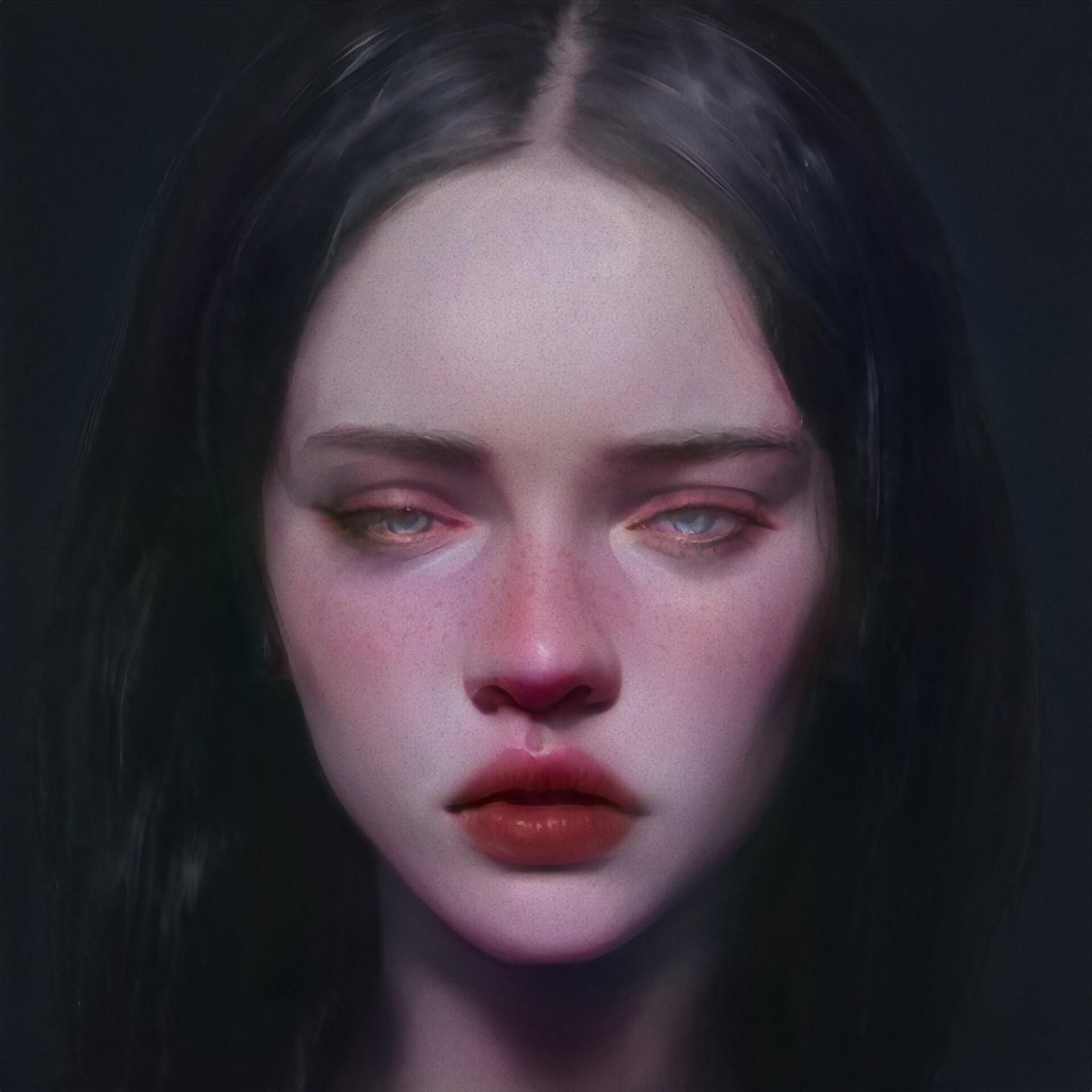 ArtStation Mountain girl