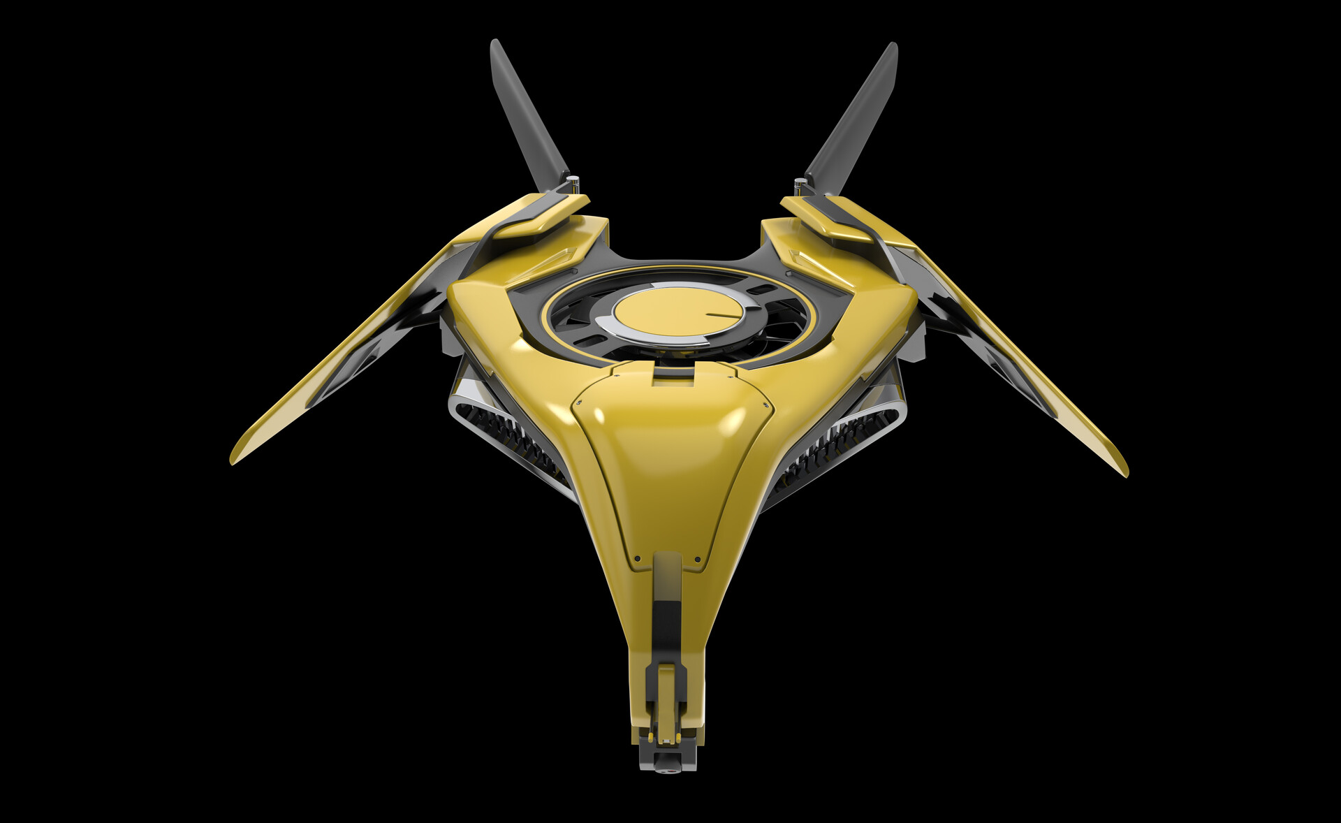 Artstation 3d Concept Drone Oleg Ovigon