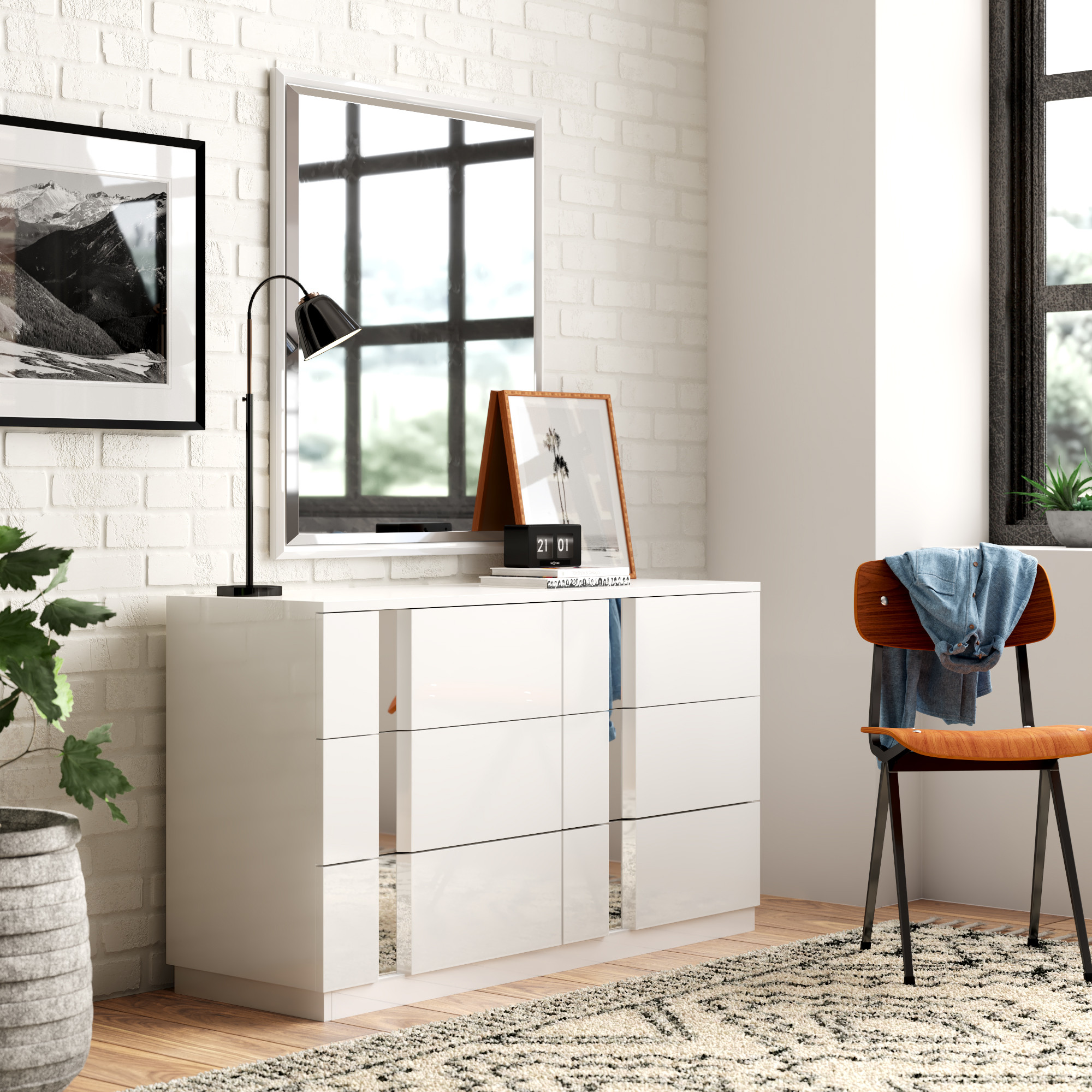 Kim DeJohn Wayfair 3D Mirror and Dresser
